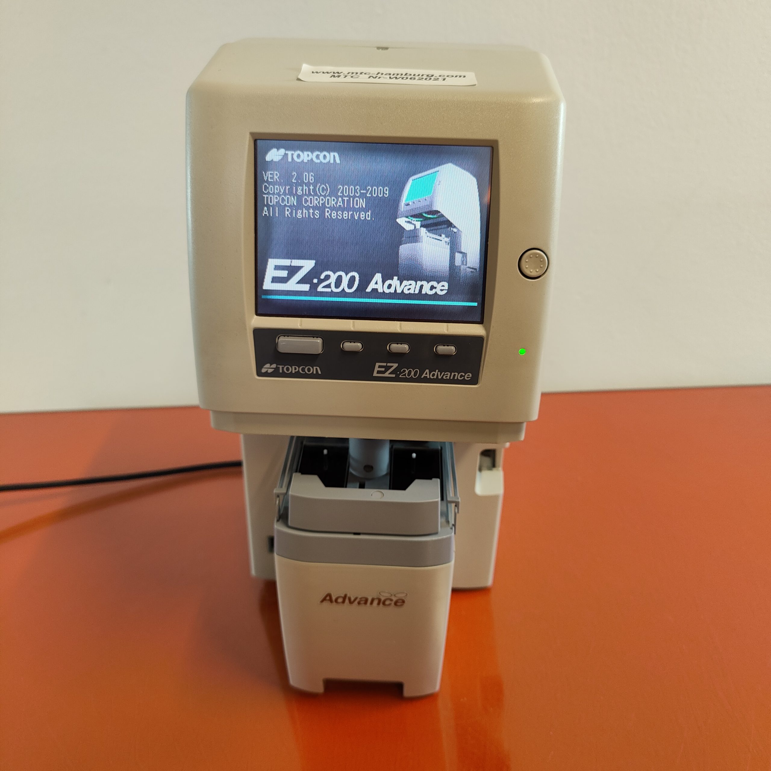 TOPCON AVANCE EZ-200 AUTO LENS ANALYZER Lensometer thumbnail 3