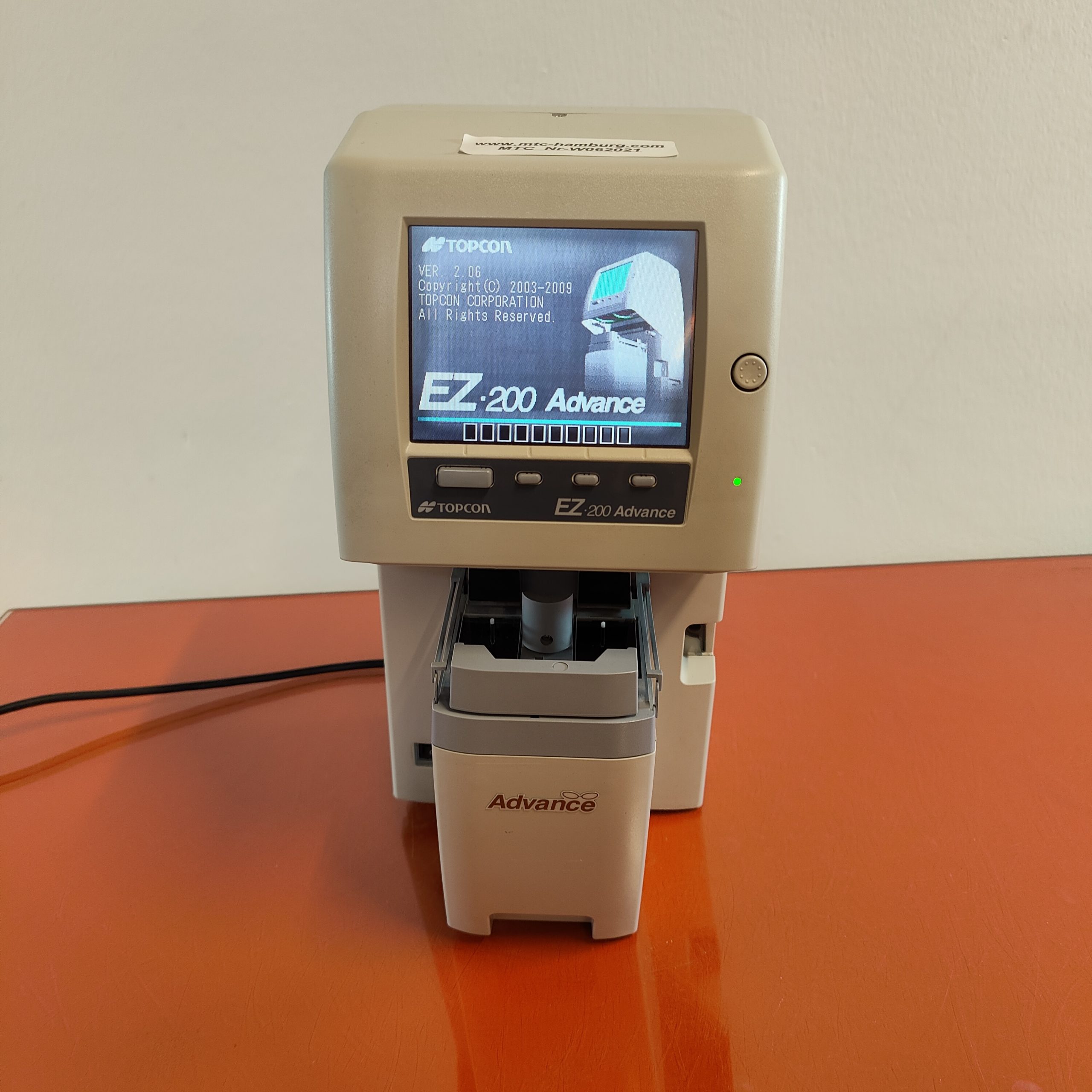 TOPCON AVANCE EZ-200 AUTO LENS ANALYZER Lensometer thumbnail 4