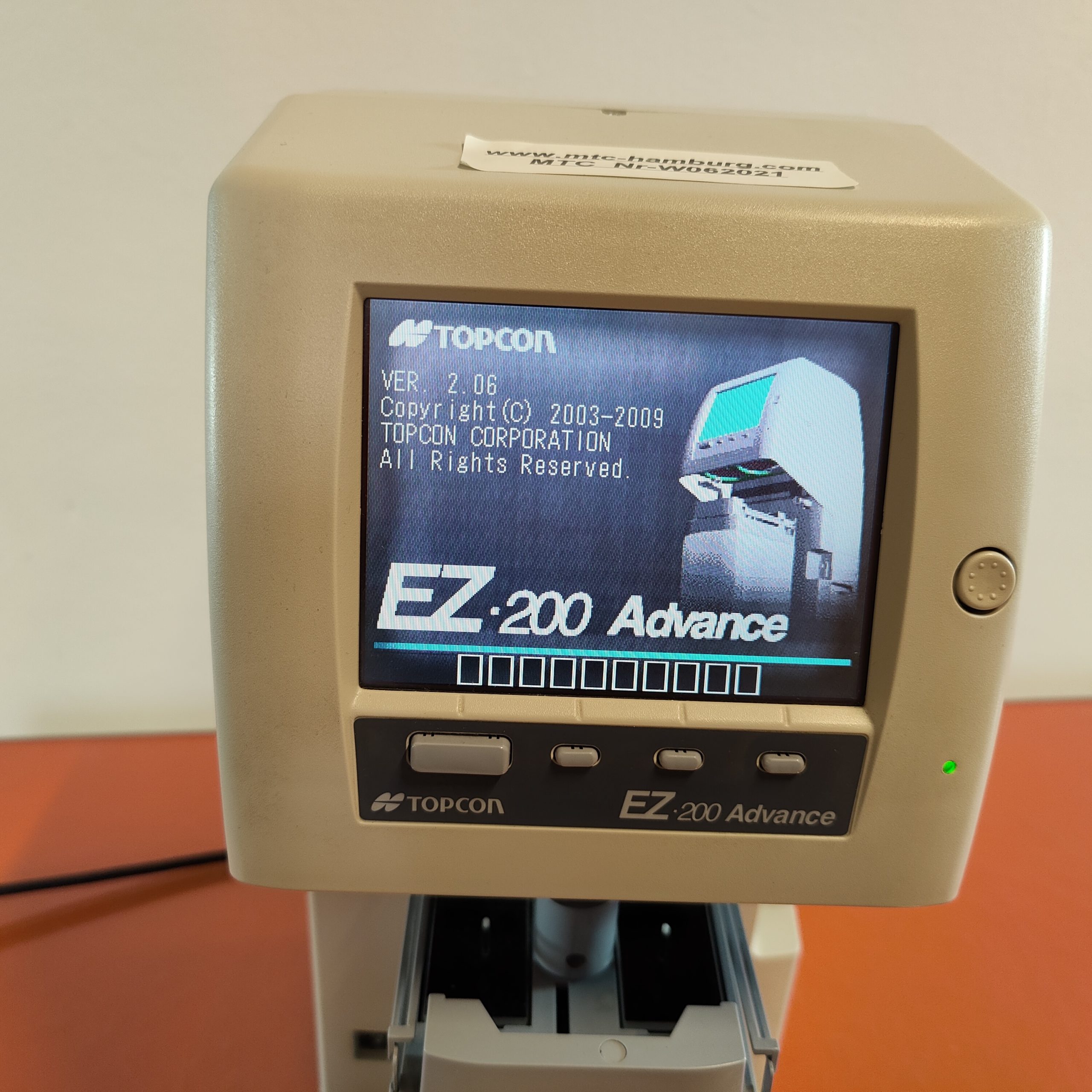 TOPCON AVANCE EZ-200 AUTO LENS ANALYZER Lensometer thumbnail 5