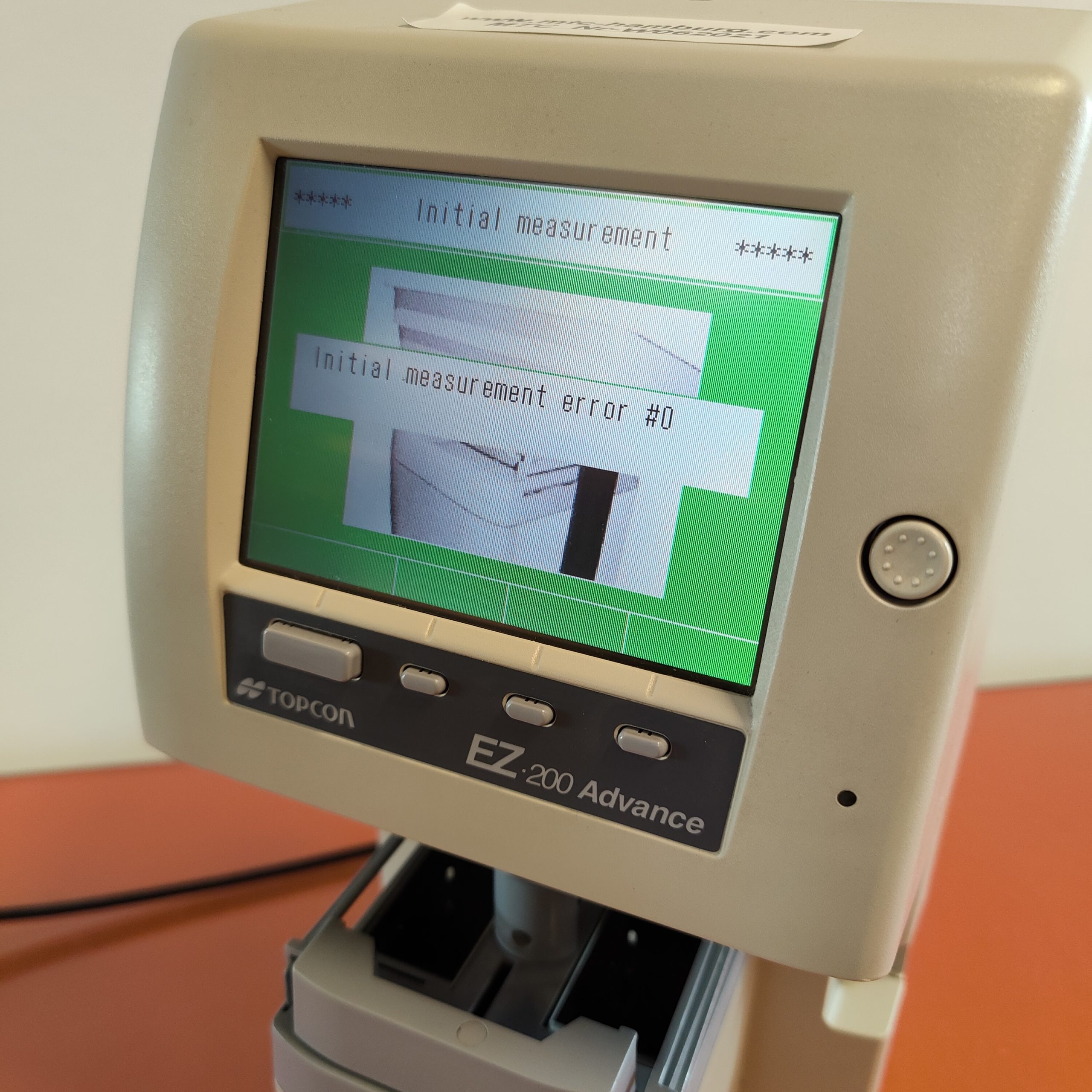 TOPCON AVANCE EZ-200 AUTO LENS ANALYZER Lensometer thumbnail 7