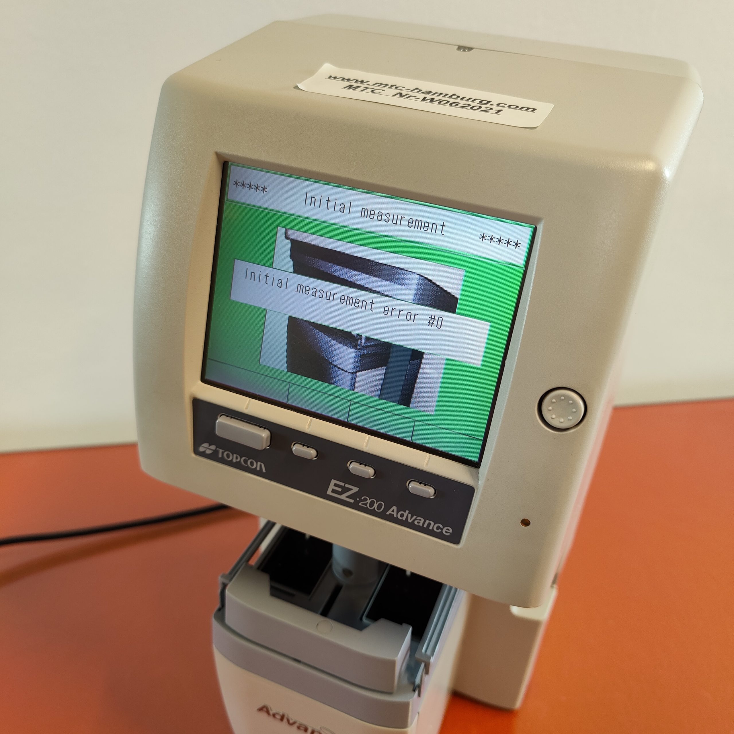 TOPCON AVANCE EZ-200 AUTO LENS ANALYZER Lensometer thumbnail 8
