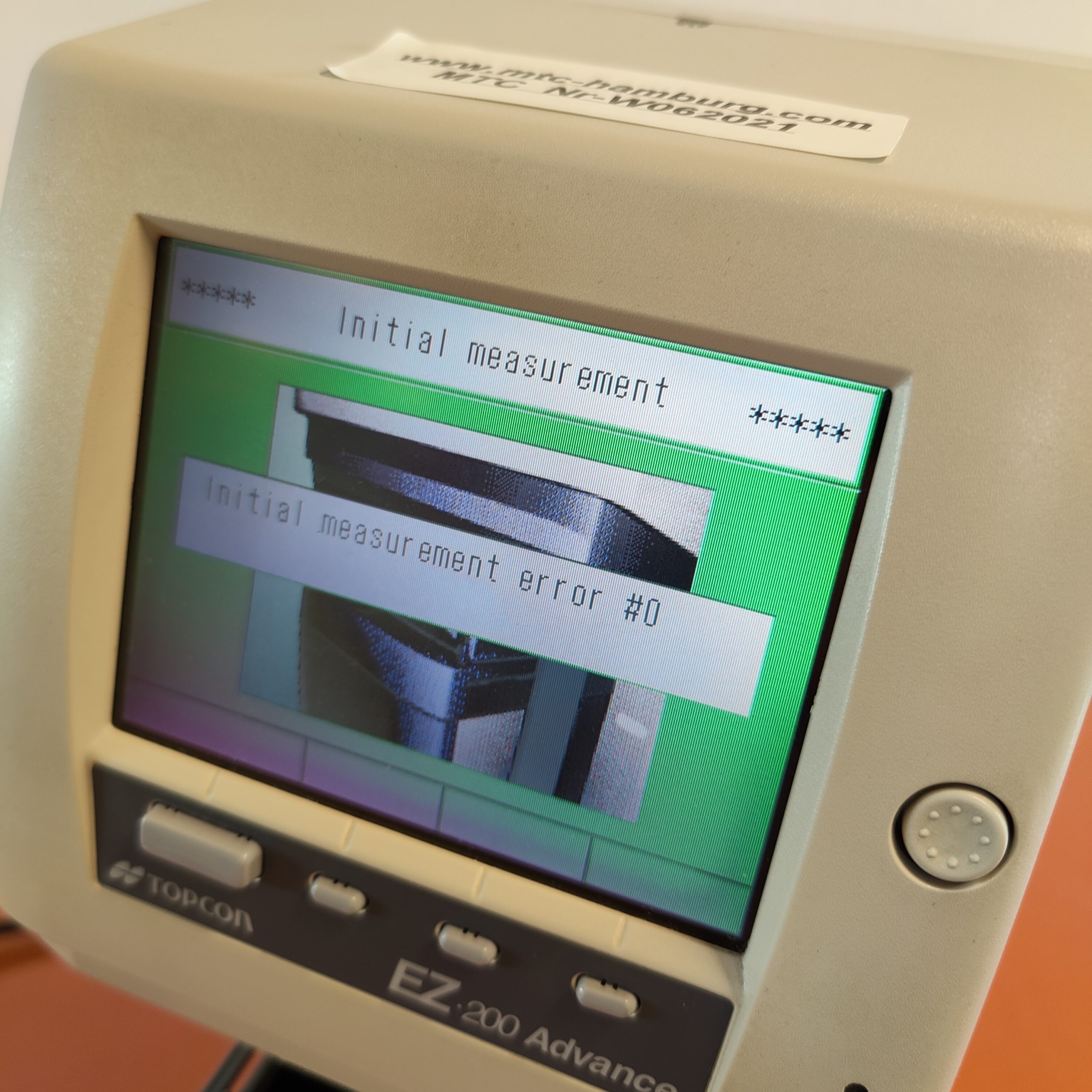 TOPCON AVANCE EZ-200 AUTO LENS ANALYZER Lensometer thumbnail 10