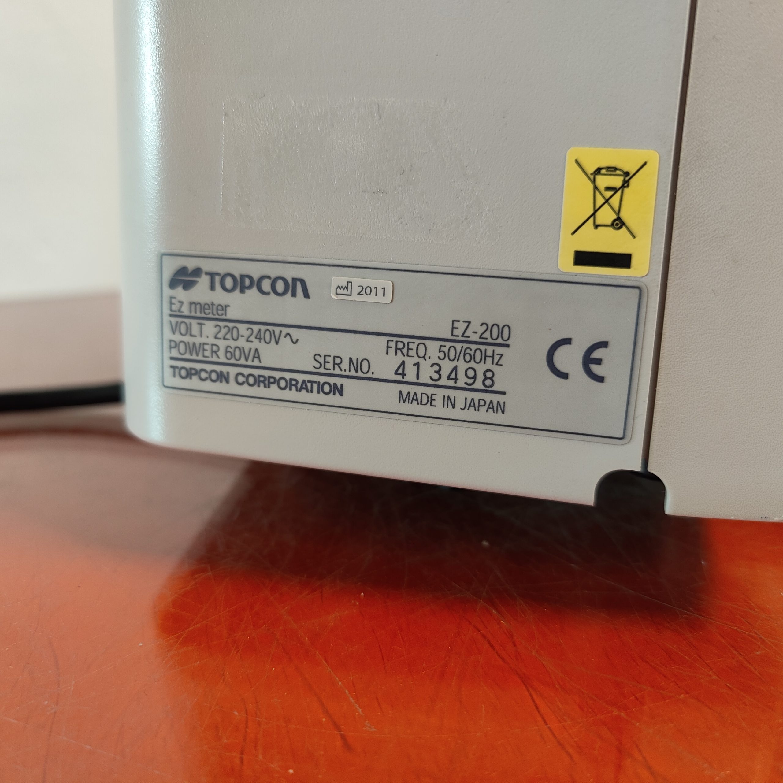 TOPCON AVANCE EZ-200 AUTO LENS ANALYZER Lensometer thumbnail 13