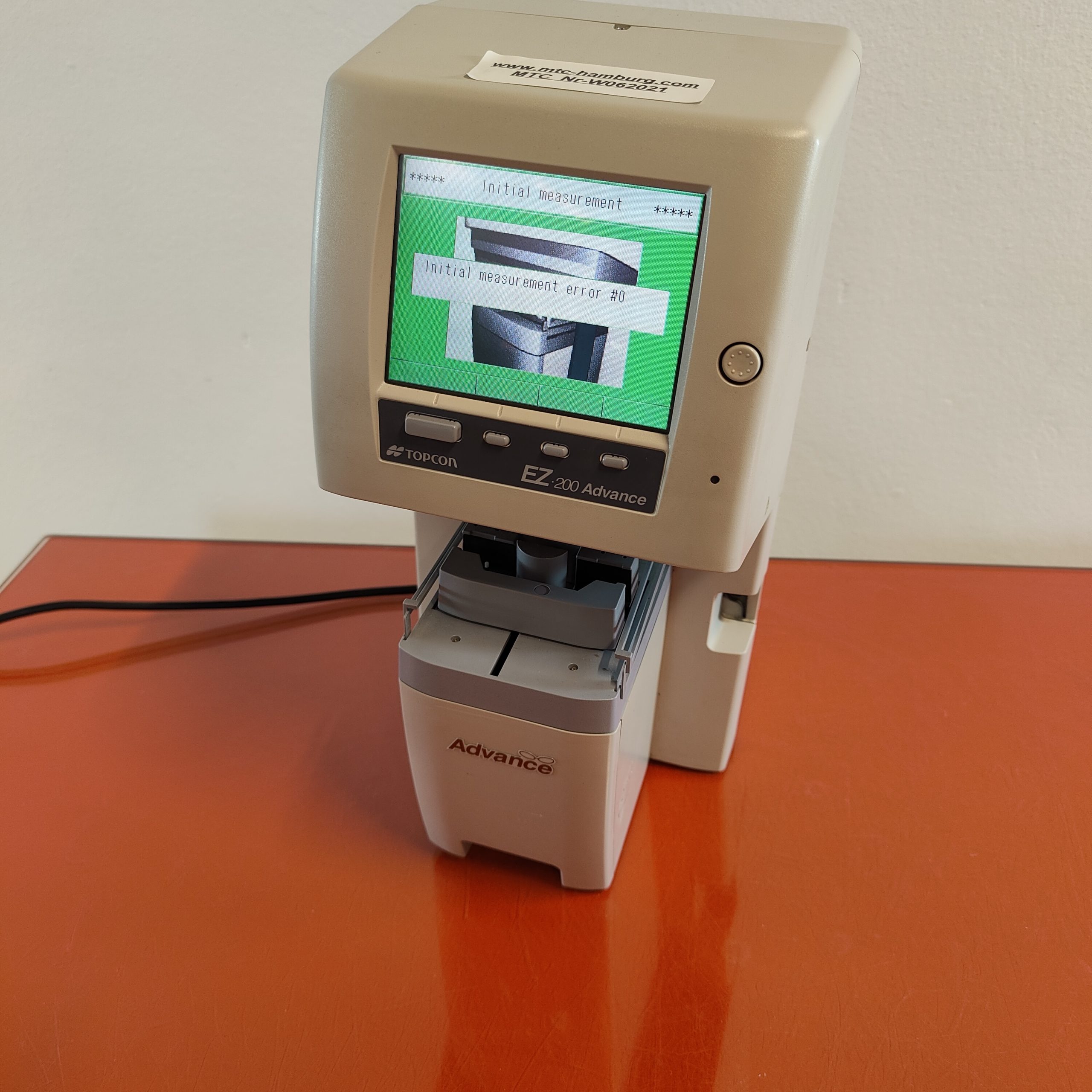 TOPCON AVANCE EZ-200 AUTO LENS ANALYZER Lensometer thumbnail 16