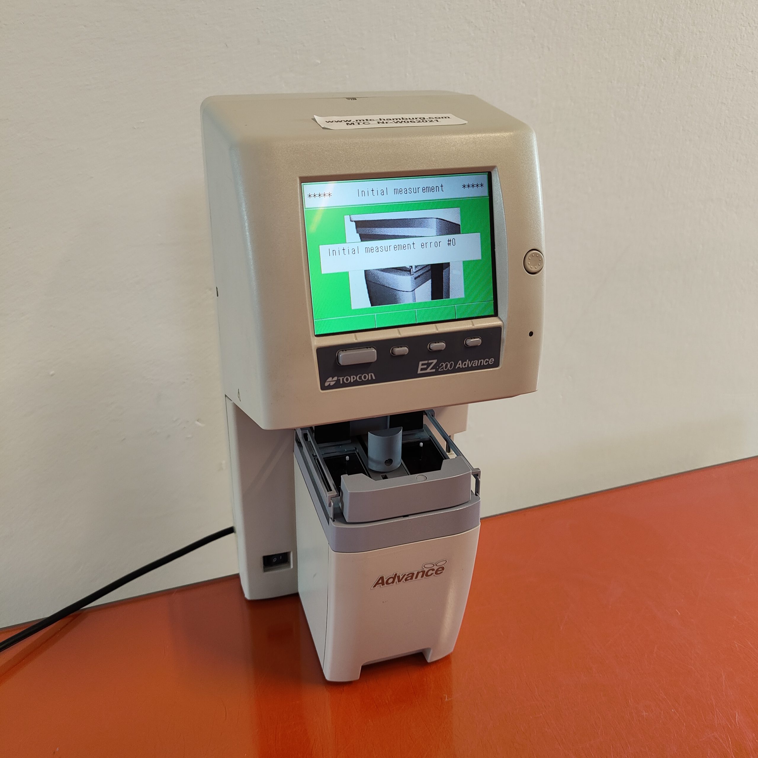 TOPCON AVANCE EZ-200 AUTO LENS ANALYZER Lensometer thumbnail 20