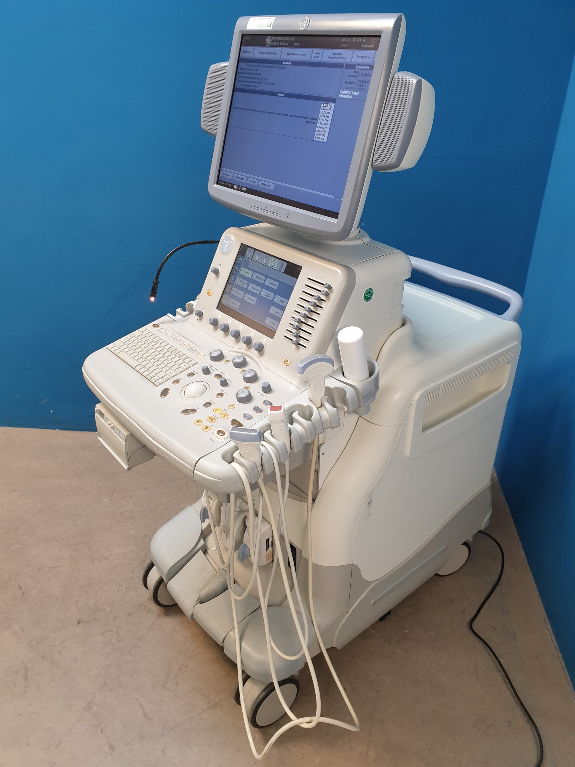 GE Logiq 7 + 4C +3S + 9L Farbdoppler thumbnail 9