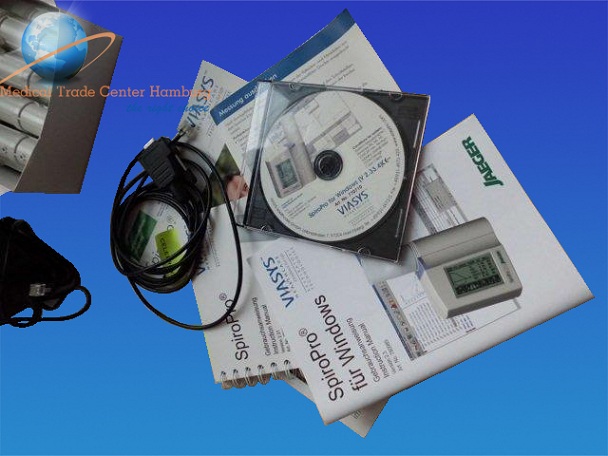 Jaeger SpiroPro Lungenfunktionsmessgerät / Spirometer Inkl. Software , Kalibrierpumpe … — image 1 of 1