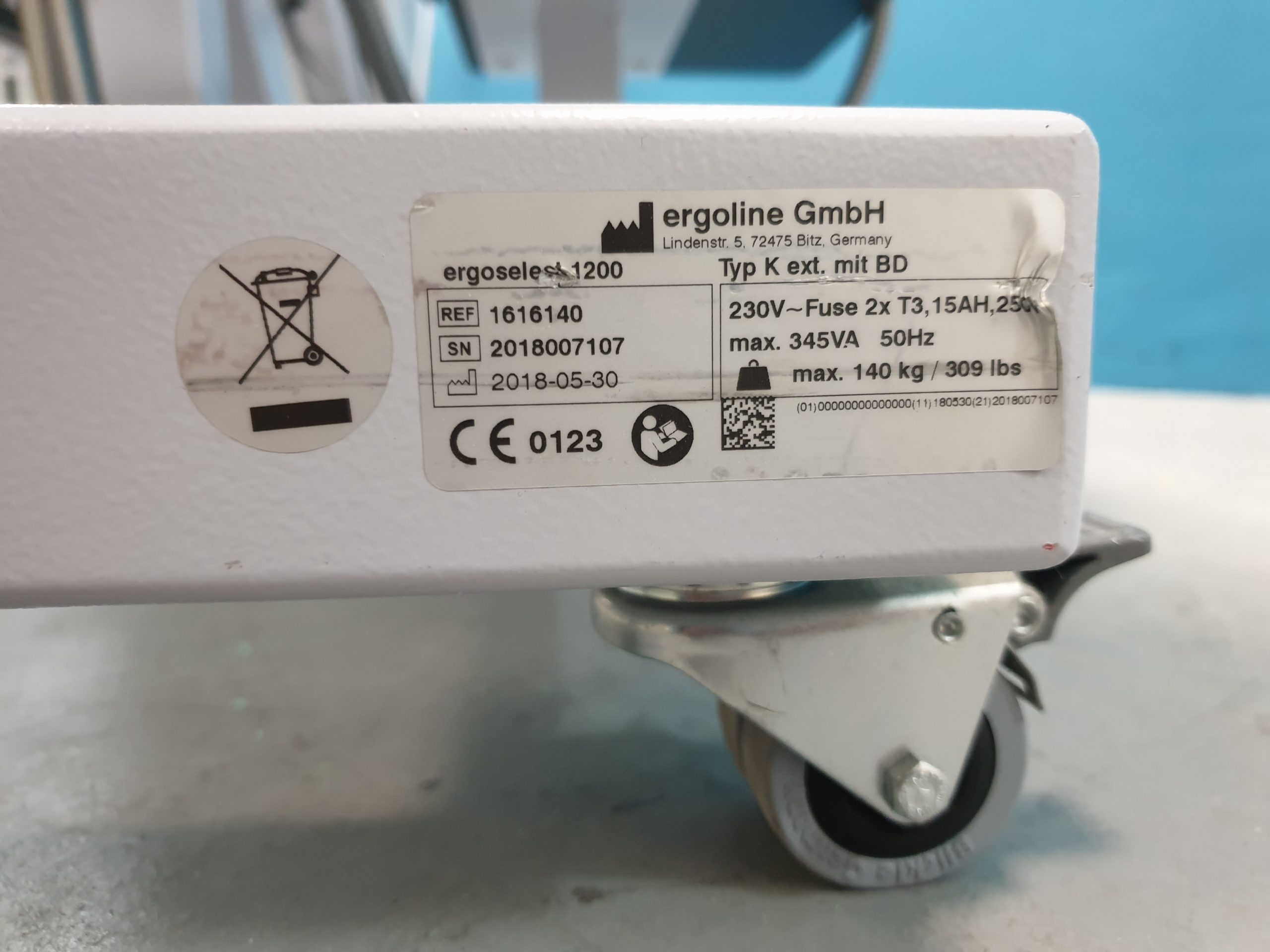 Ergoline Ergoselect 1200 Typ K mit BD Dynamische Stressecho-Kardiographie Liege DOM2018 thumbnail 9