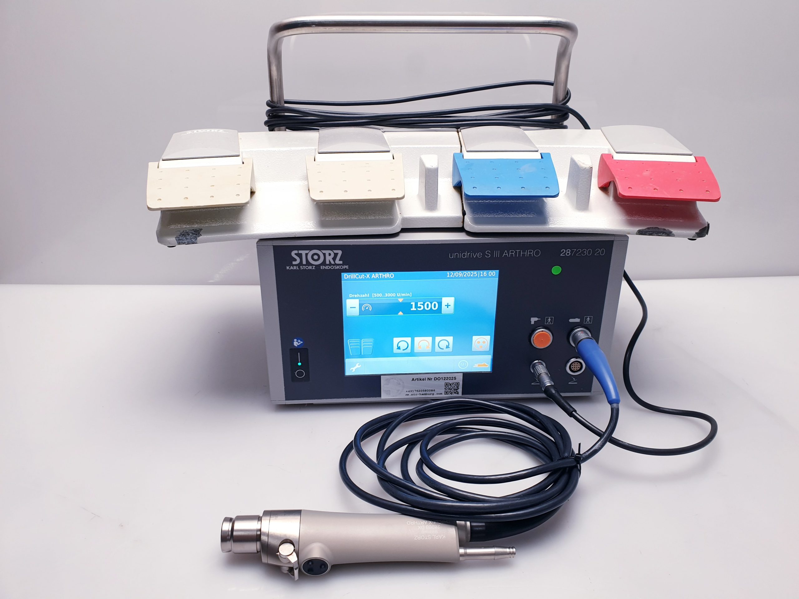 Karl Storz Unidrive S III aRTHRO 287230 20 28723020 + 28200 DX DrillCut -X ARTHRO – 5000 – E5500 – mk — image 1 of 14