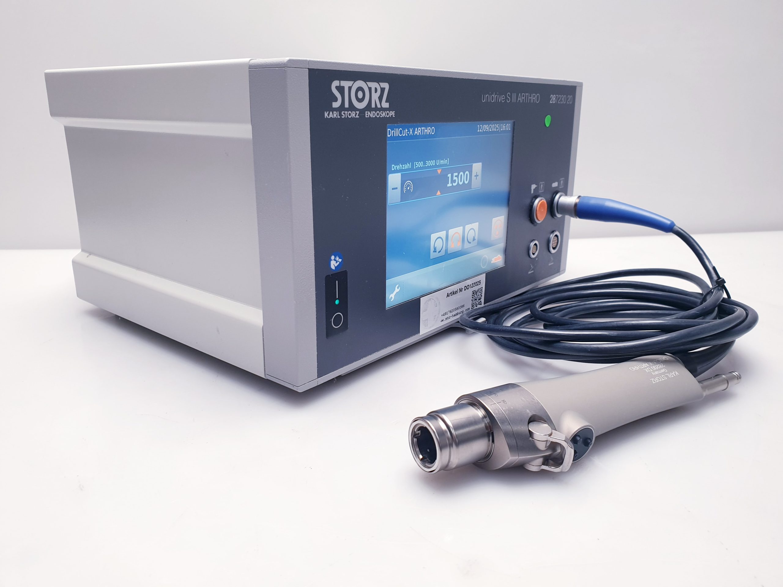 Karl Storz Unidrive S III aRTHRO 287230 20 28723020 + 28200 DX DrillCut -X ARTHRO – 5000 – E5500 – mk thumbnail 4