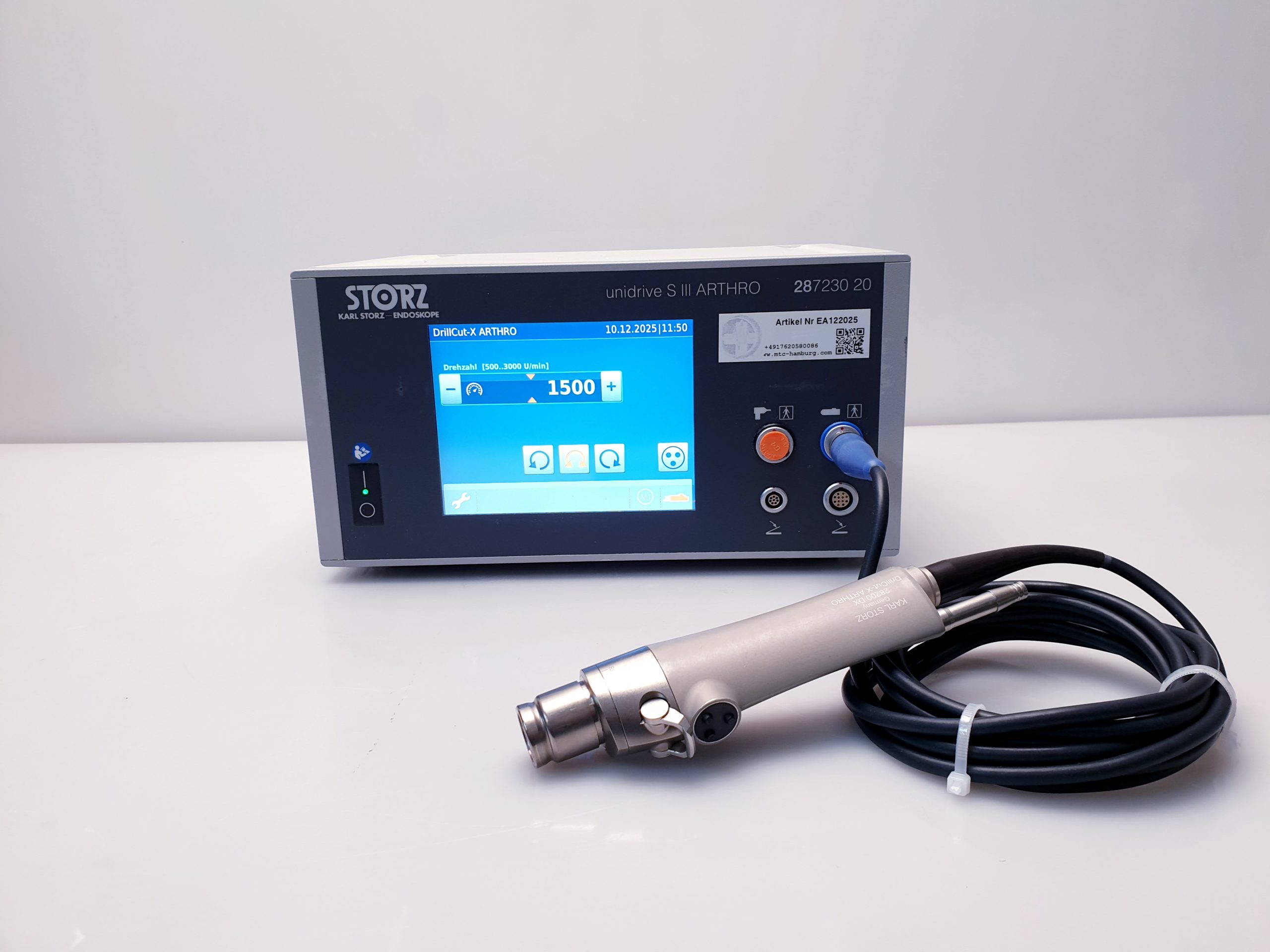 Karl Storz Unidrive S III aRTHRO 287230 20 28723020 + 28200 DX DrillCut -X ARTHRO – 5000 – E5500 – mk thumbnail 10