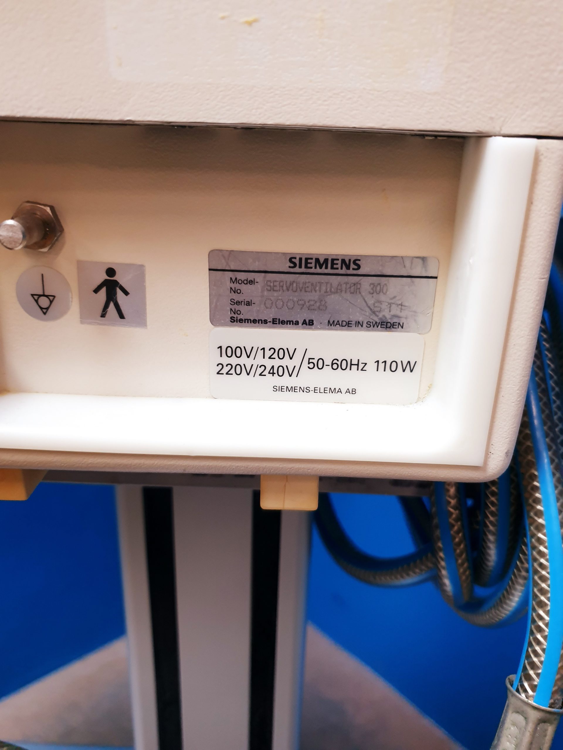 SIEMENS Siemens Servo Ventilator Servoventilator 300 Beatmungsgerät thumbnail 5