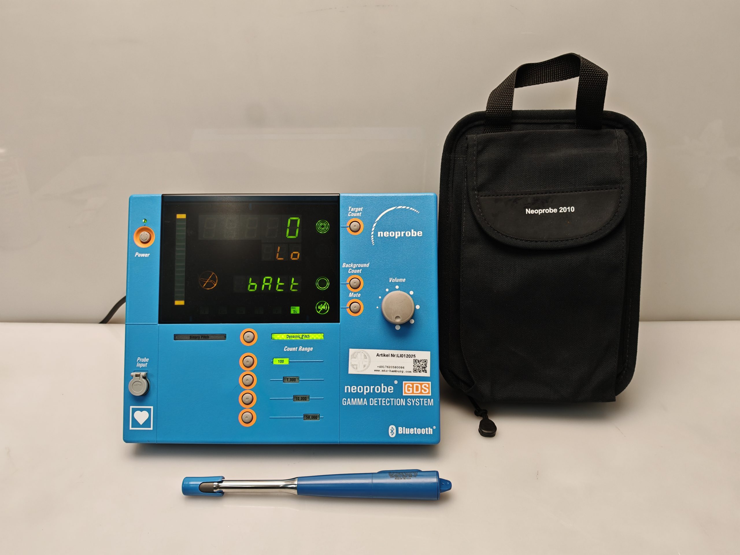 Neoprobe GDS 2300 Bluetooth drahtlose Gammastrahlungsdetektorenzähler mit einer Sonde GDS 2010 — image 1 of 16
