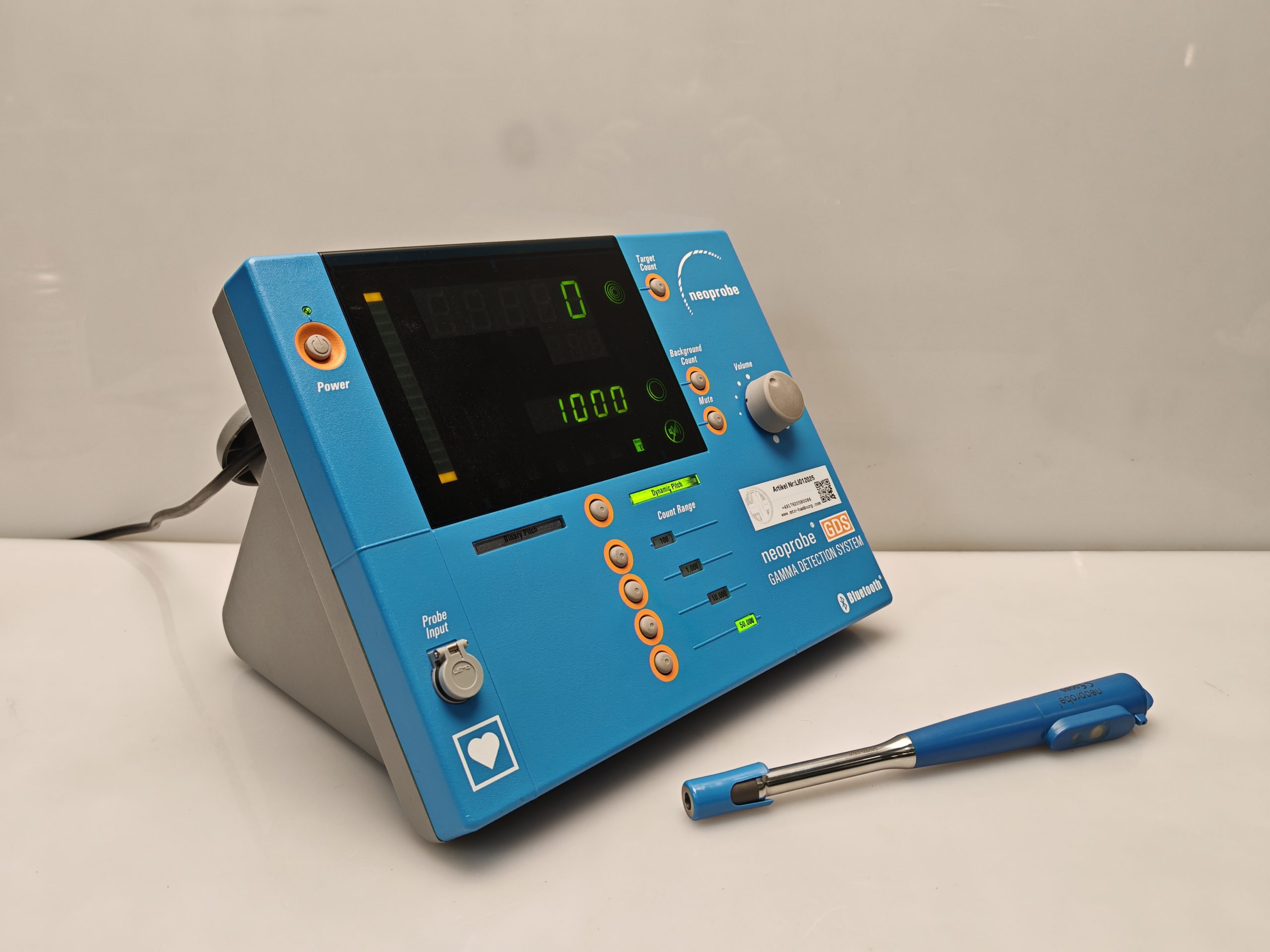 Neoprobe GDS 2300 Bluetooth drahtlose Gammastrahlungsdetektorenzähler mit einer Sonde GDS 2010 thumbnail 6