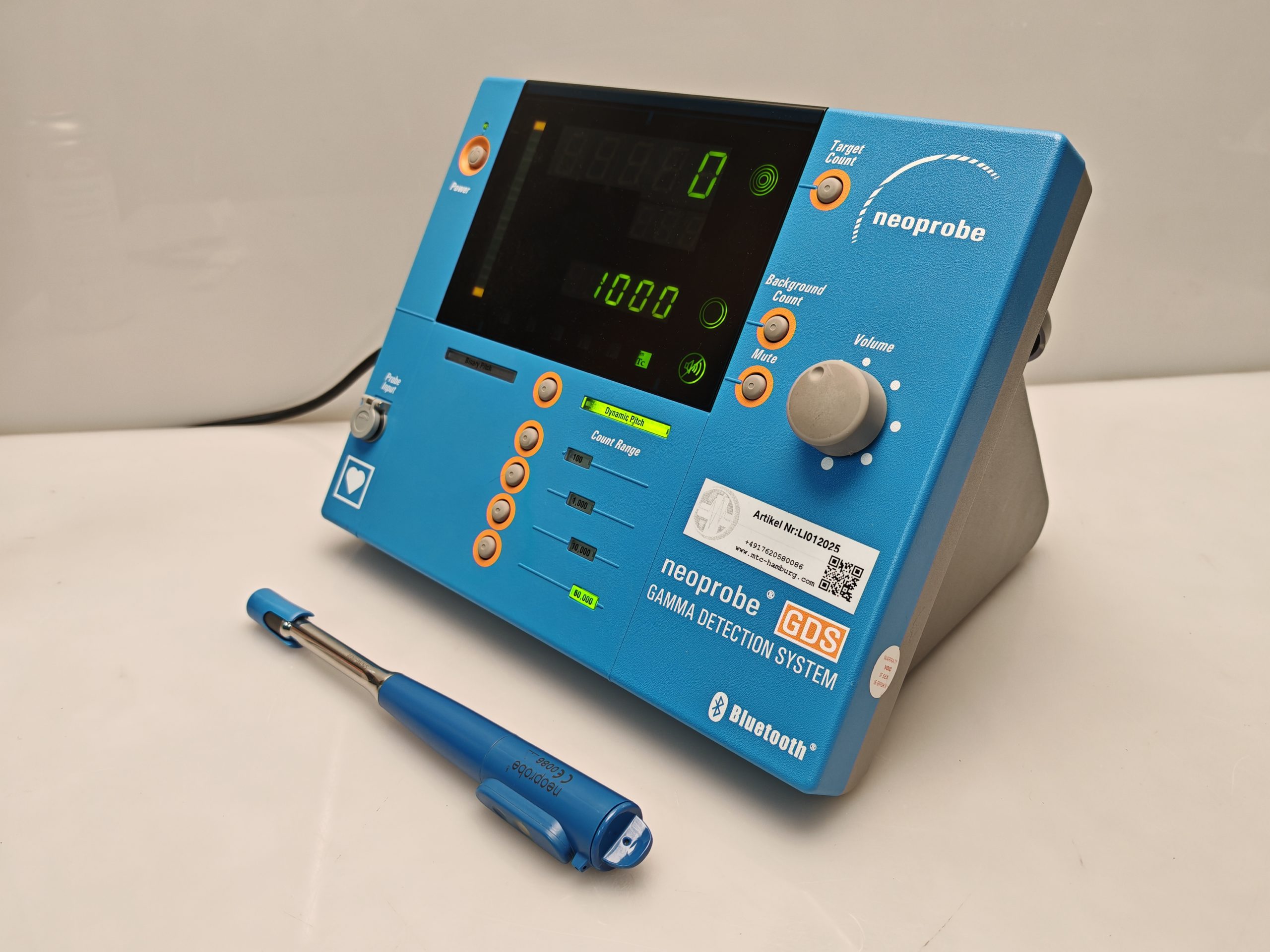 Neoprobe GDS 2300 Bluetooth drahtlose Gammastrahlungsdetektorenzähler mit einer Sonde GDS 2010 thumbnail 7