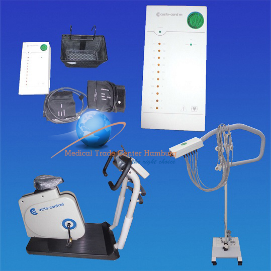 Ergonometrie Messplatz. Ergometer, Custo Card m, Cardio Vac Sauganlage + Software — image 1 of 2