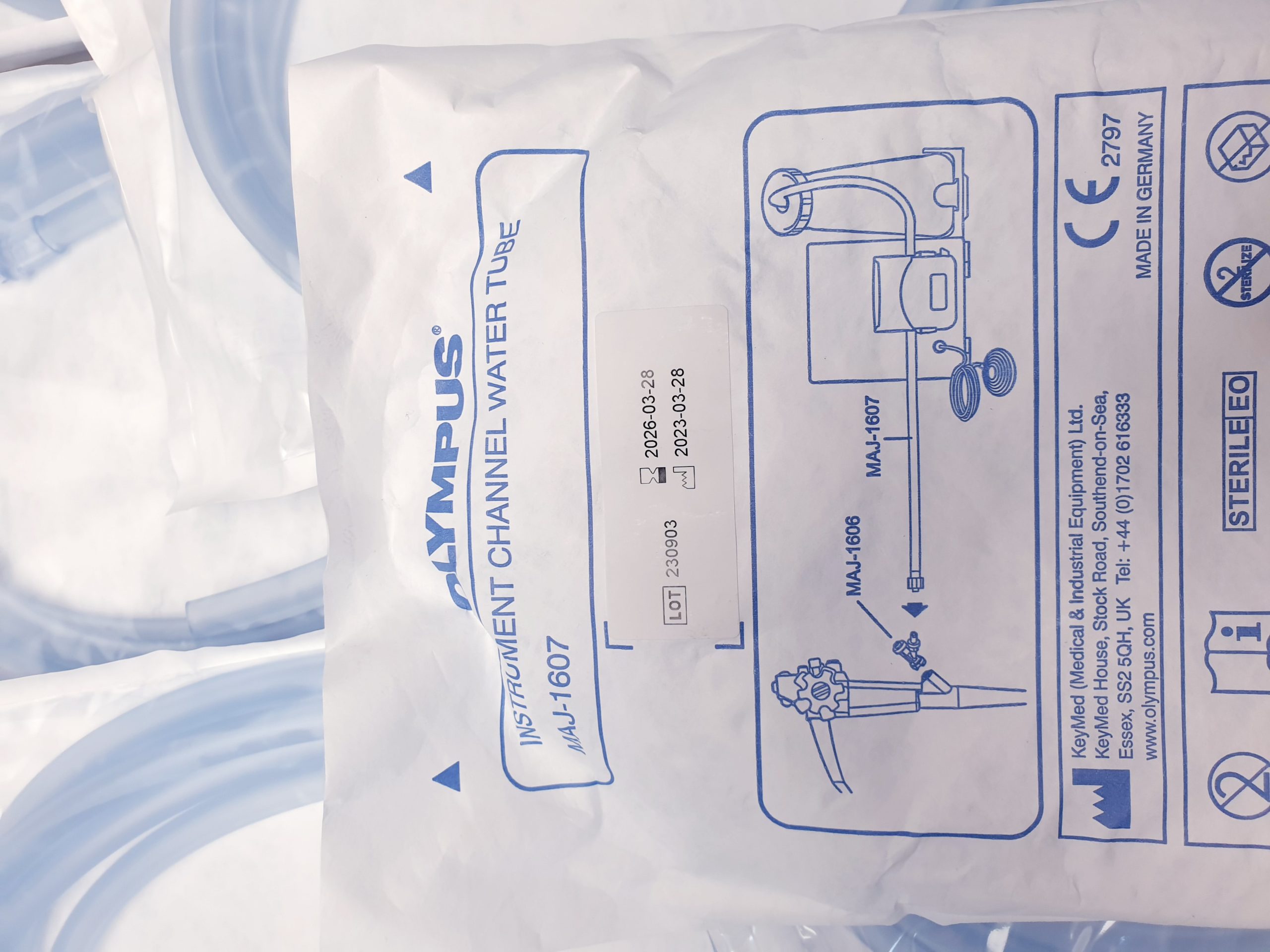 Olympus MAJ-1607 MAJ1607 MAJ 1607 Instr Channel Water Tube For OFP-2 Biopsy Irrigator thumbnail 8