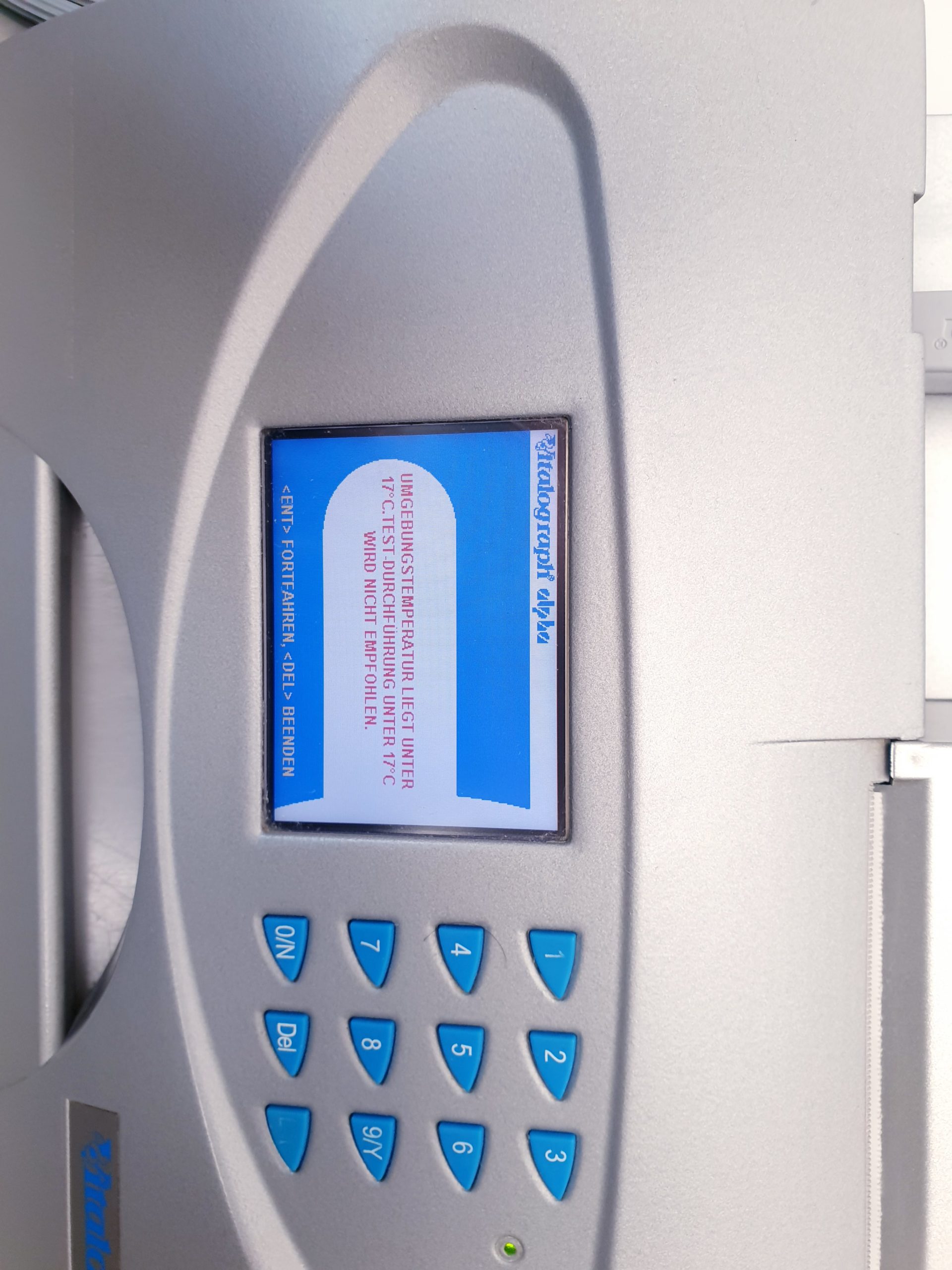Vitalograph Alpha Modell 6000 Spirometer Lungenfunktionsmeßgerät thumbnail 9