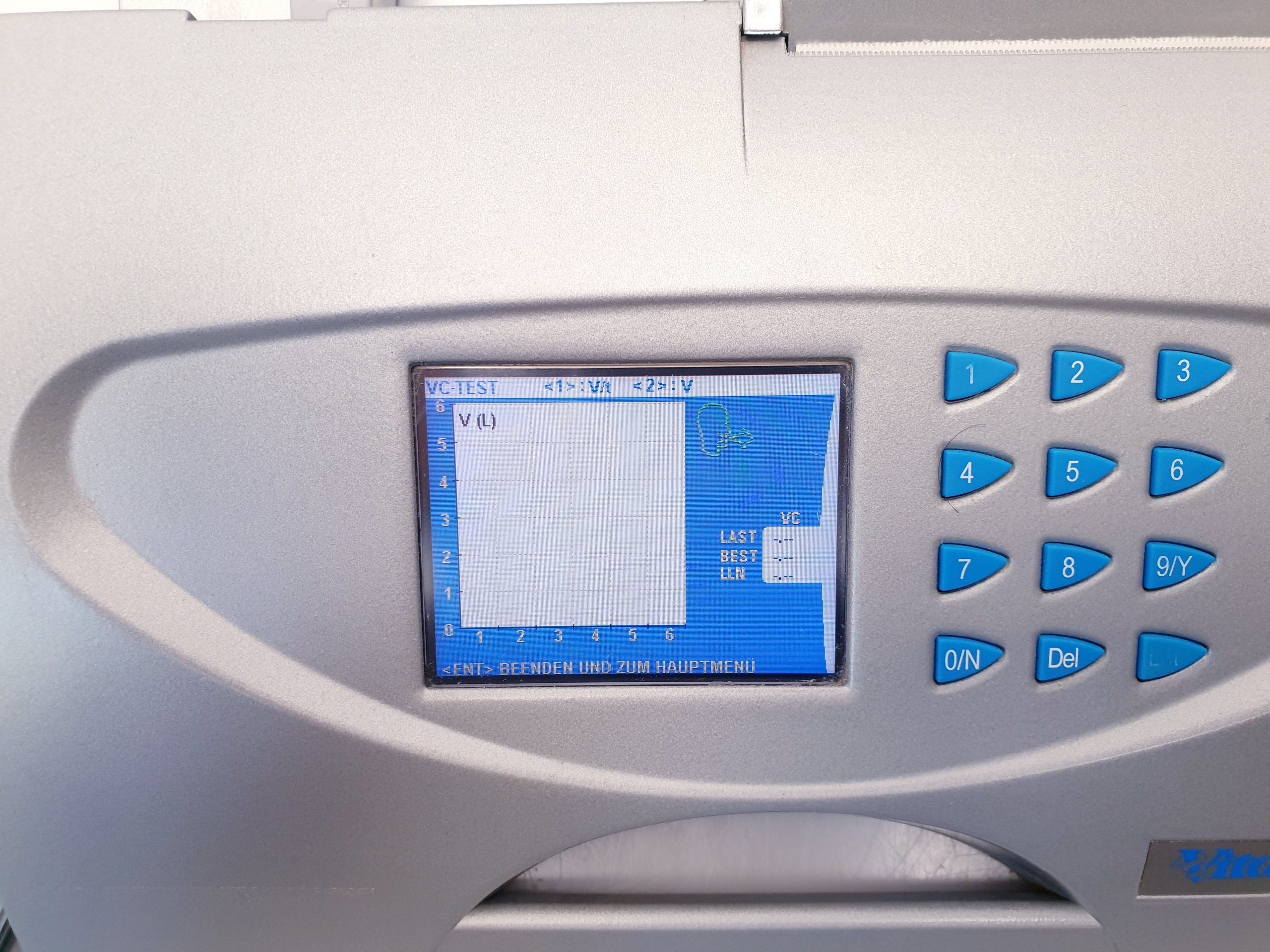 Vitalograph Alpha Modell 6000 Spirometer Lungenfunktionsmeßgerät thumbnail 10