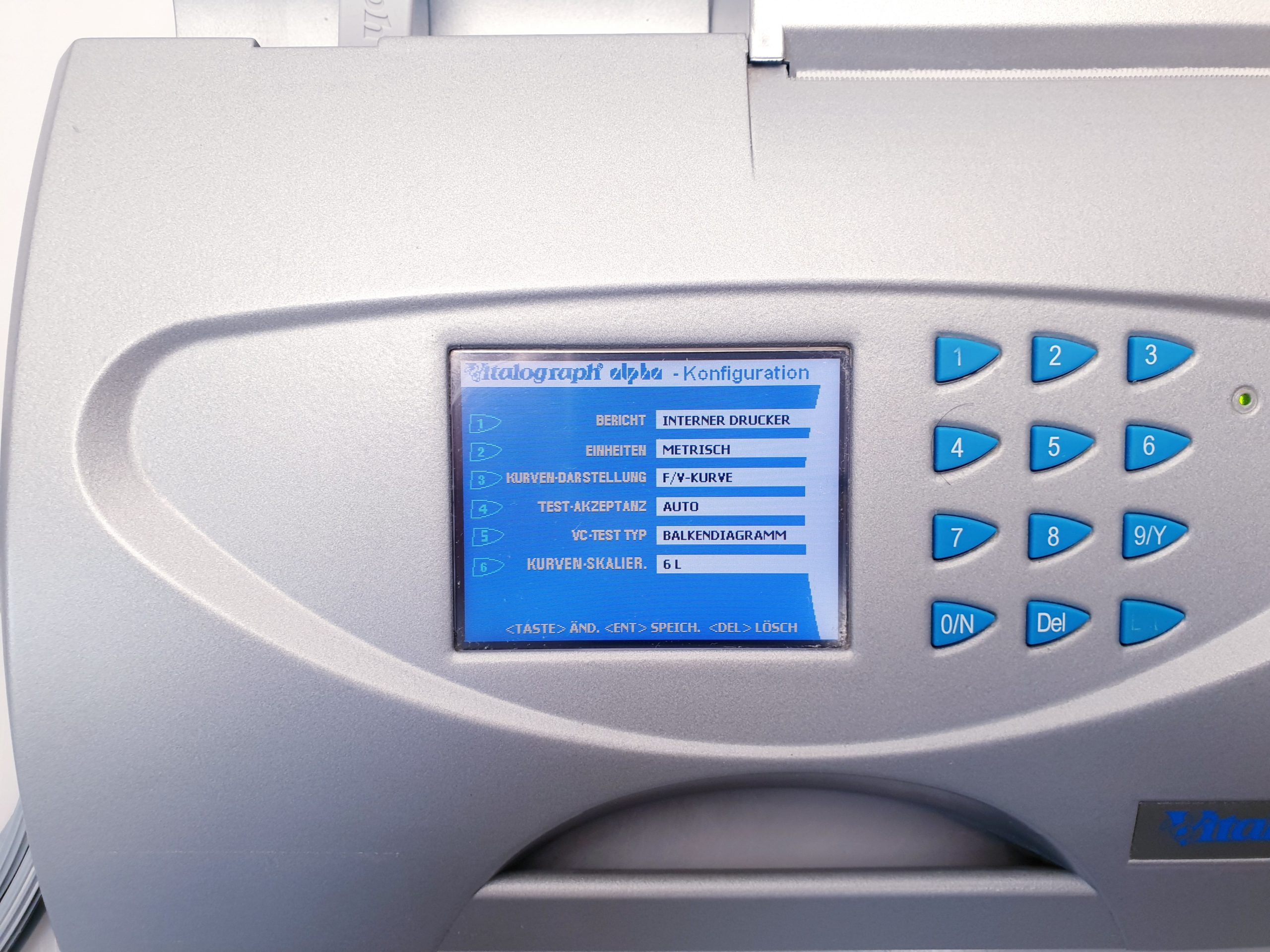 Vitalograph Alpha Modell 6000 Spirometer Lungenfunktionsmeßgerät thumbnail 31