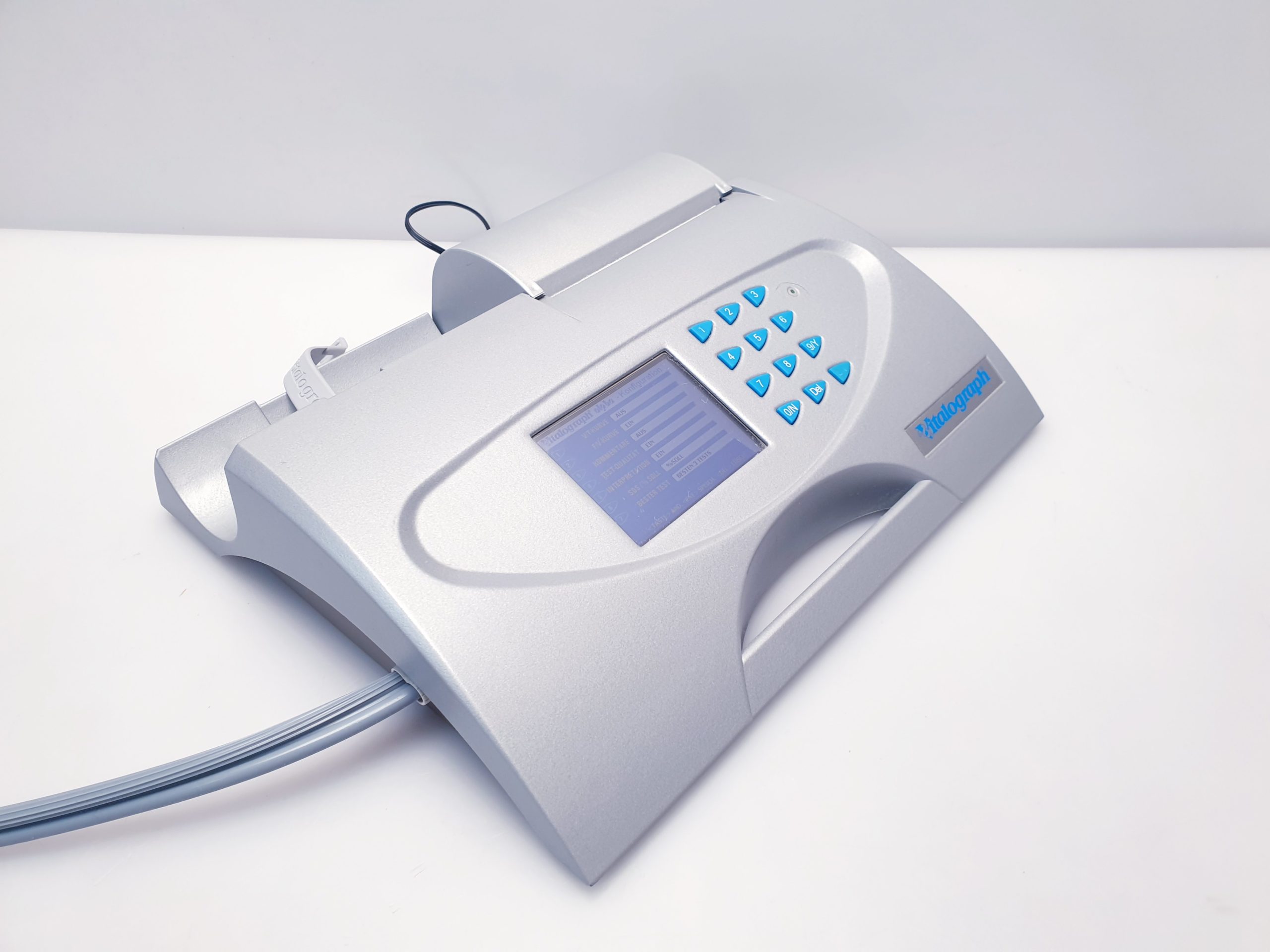 Vitalograph Alpha Modell 6000 Spirometer Lungenfunktionsmeßgerät thumbnail 37