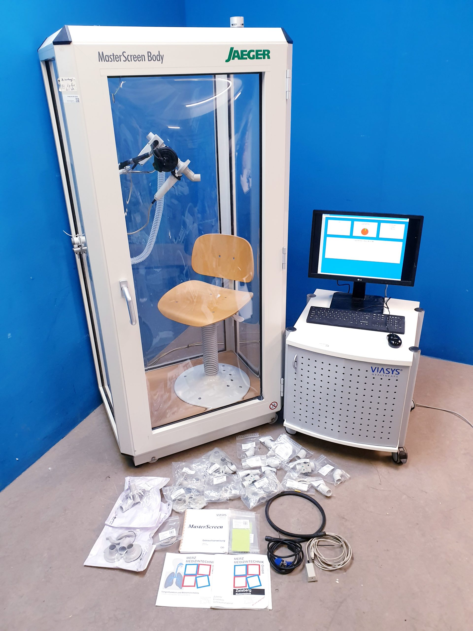 Jaeger MasterScreen-Body Bodyplethysmograph mit Software Lab Manager V4.67a — image 1 of 21