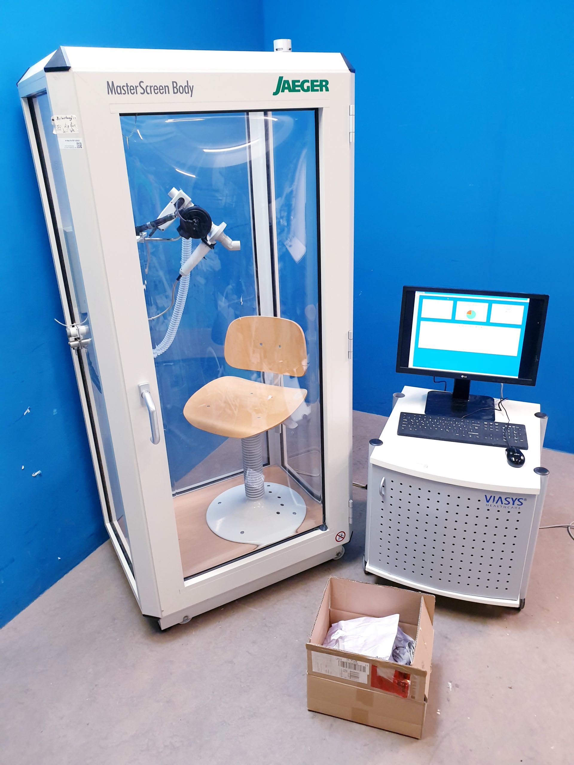 Jaeger MasterScreen-Body Bodyplethysmograph mit Software Lab Manager V4.67a thumbnail 15