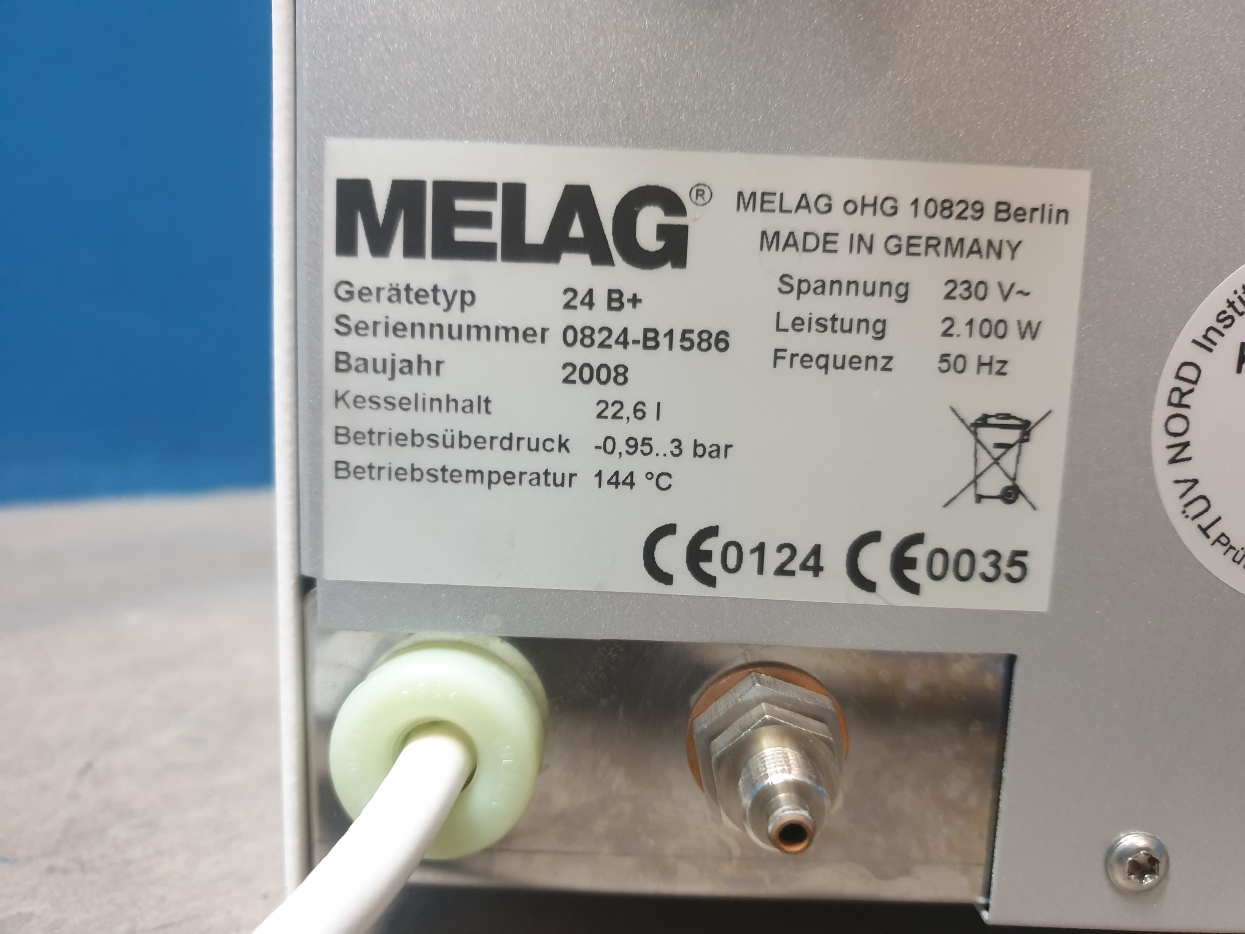 Melag 24B+ Vakulav – Sterilisation — thumbnail 8