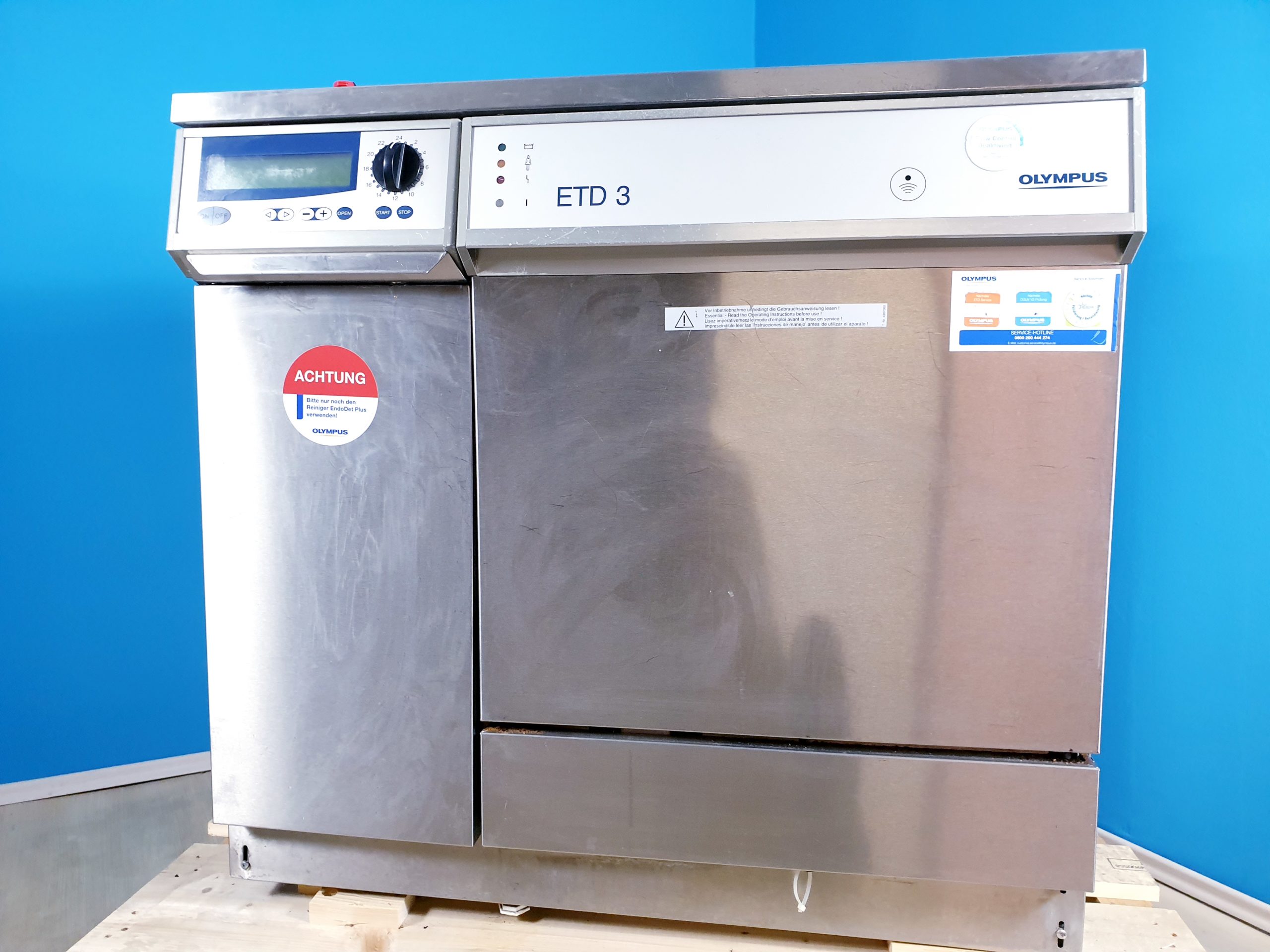 Olympus ETD 3 Endoskopie Desinfektionsmaschine Waschmaschine PA Prozess — image 1 of 8