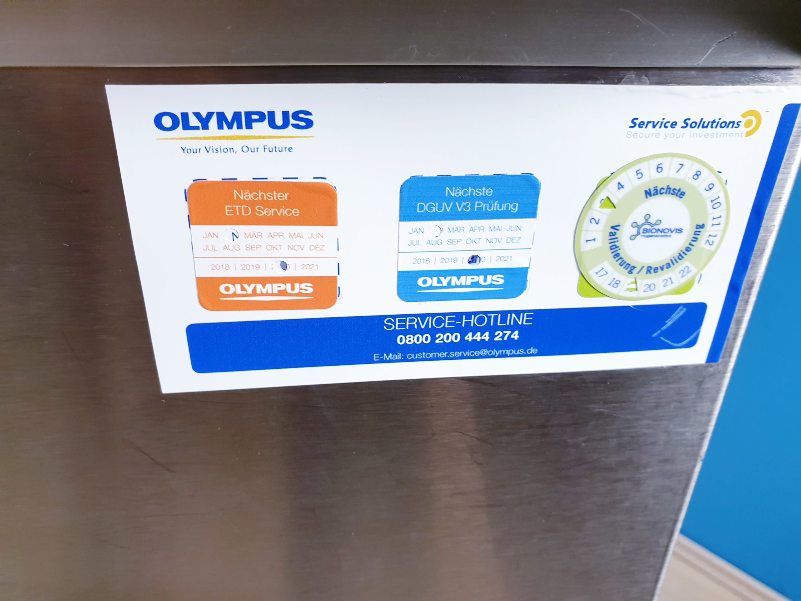 Olympus ETD 3 Endoskopie Desinfektionsmaschine Waschmaschine PA Prozess thumbnail 3