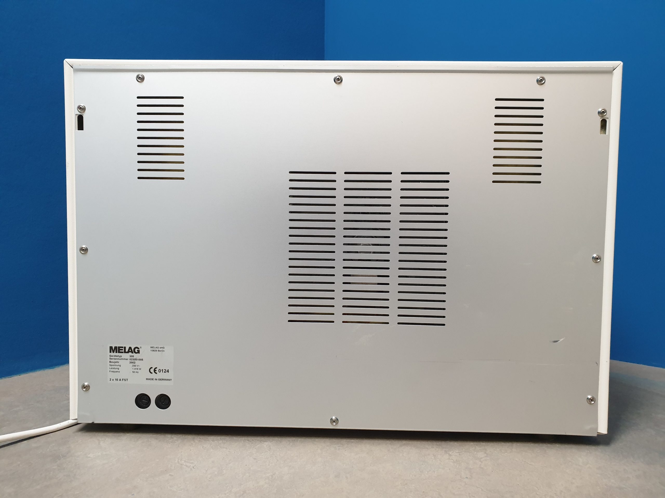 Melag 305 Heissluftsterilisator / Sterilisator 1416 Watt mit 02 Tabletts thumbnail 6