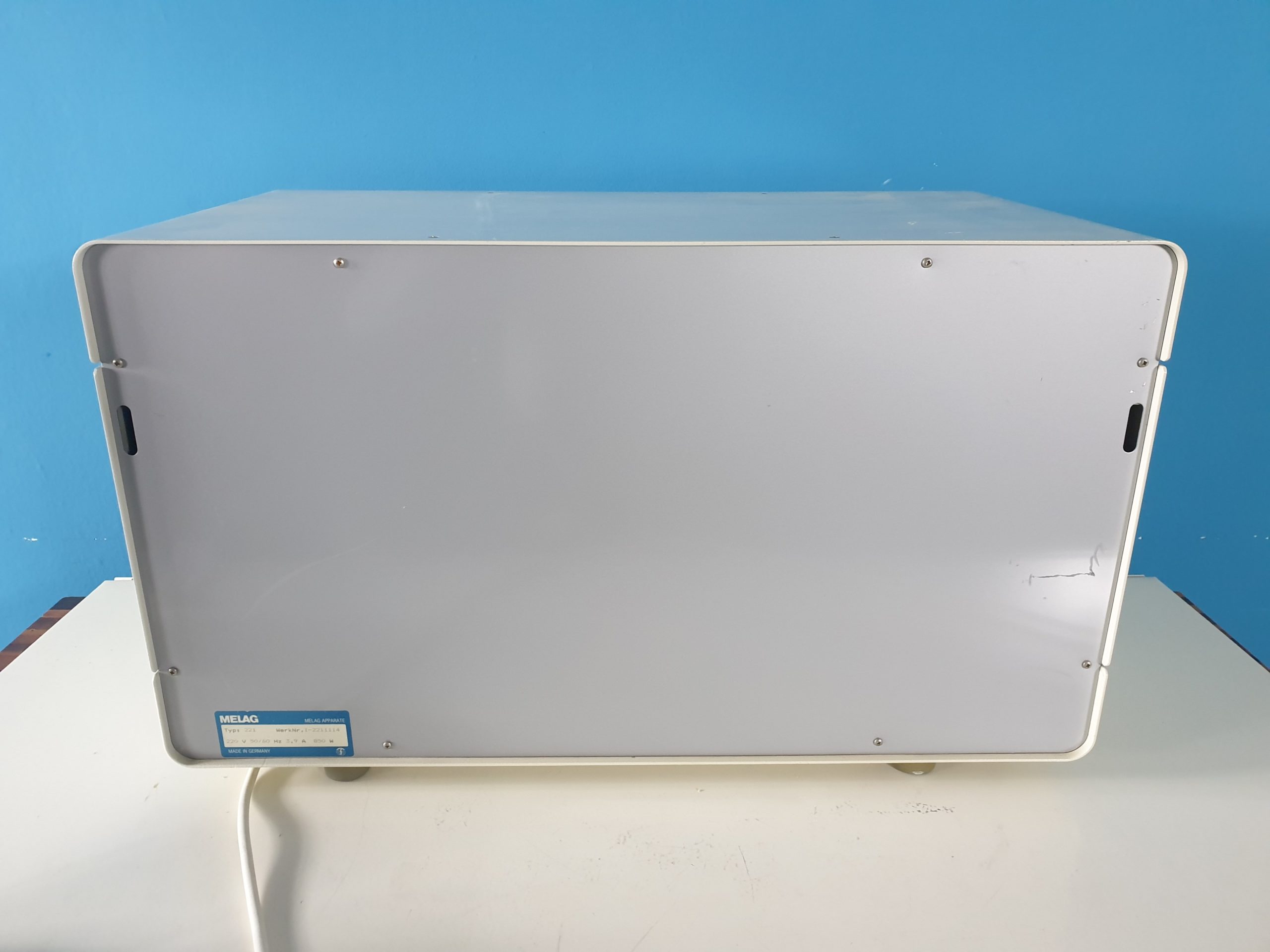 Melag 221 Heissluftsterilisator / Sterilisator 930 Watt mit 02 Tabletts thumbnail 4