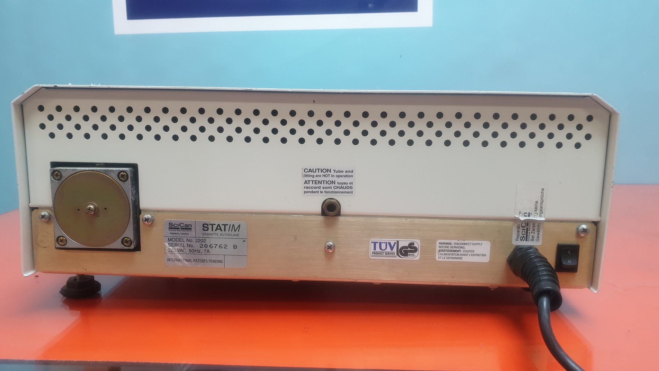 Statim 2202 / Scican – Schnellautoklav; Schnellsterilisator thumbnail 2