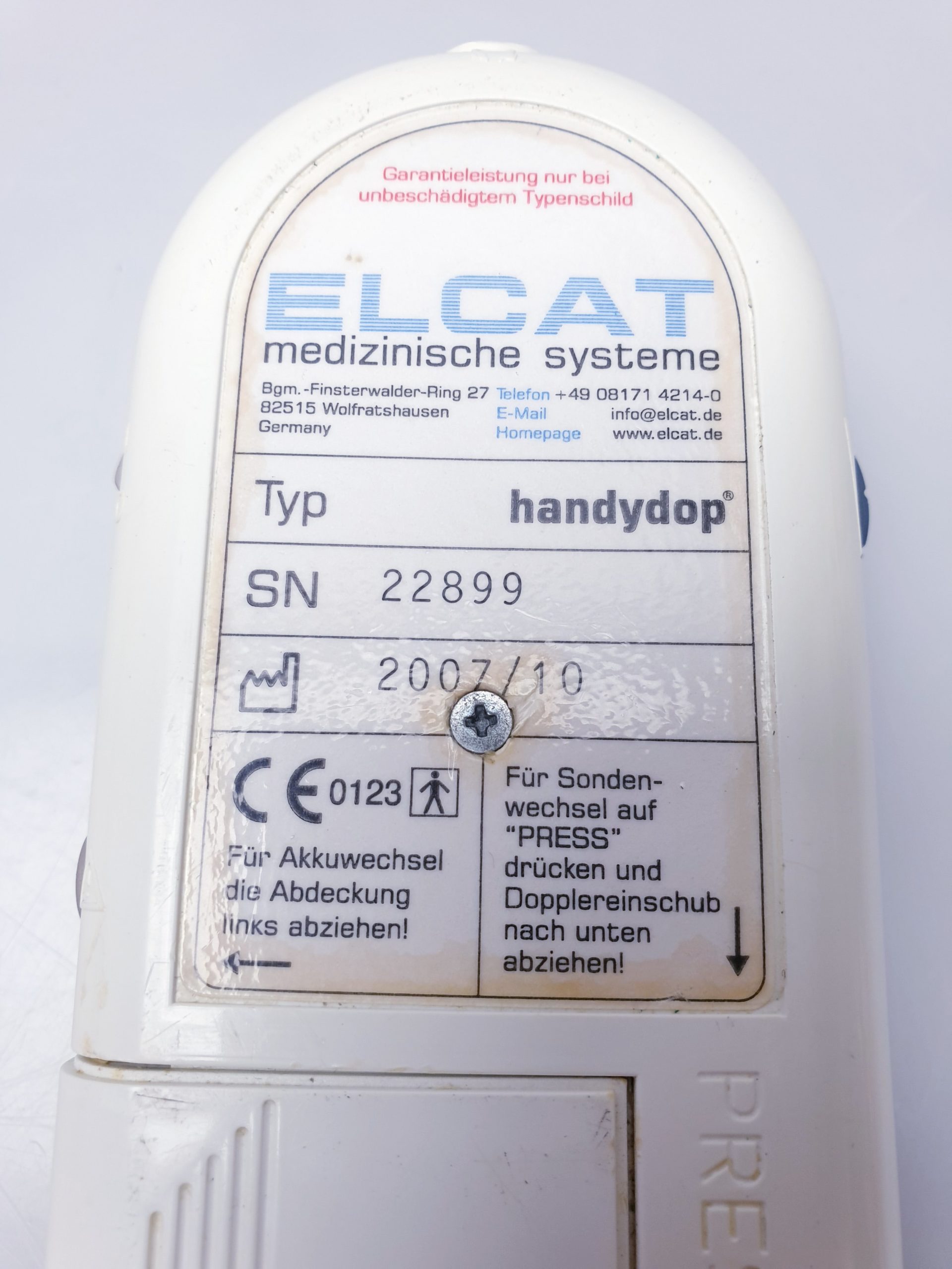 Elcat Handydop Doppler mit Stiftsonde thumbnail 7
