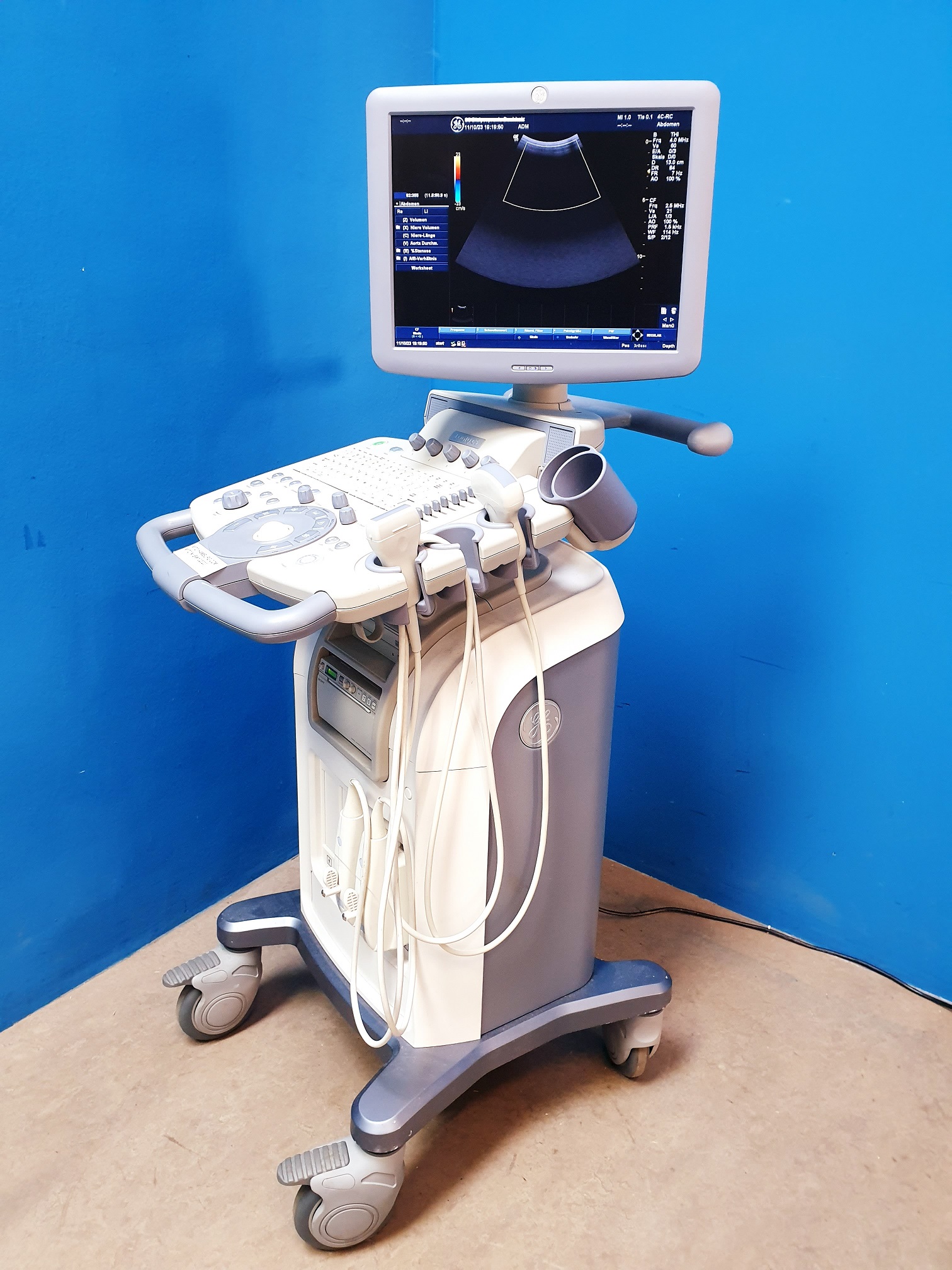 GE Logiq C5 Premium 4C-RS + 7.5L-RS Farbdoppler – Doppler thumbnail 7