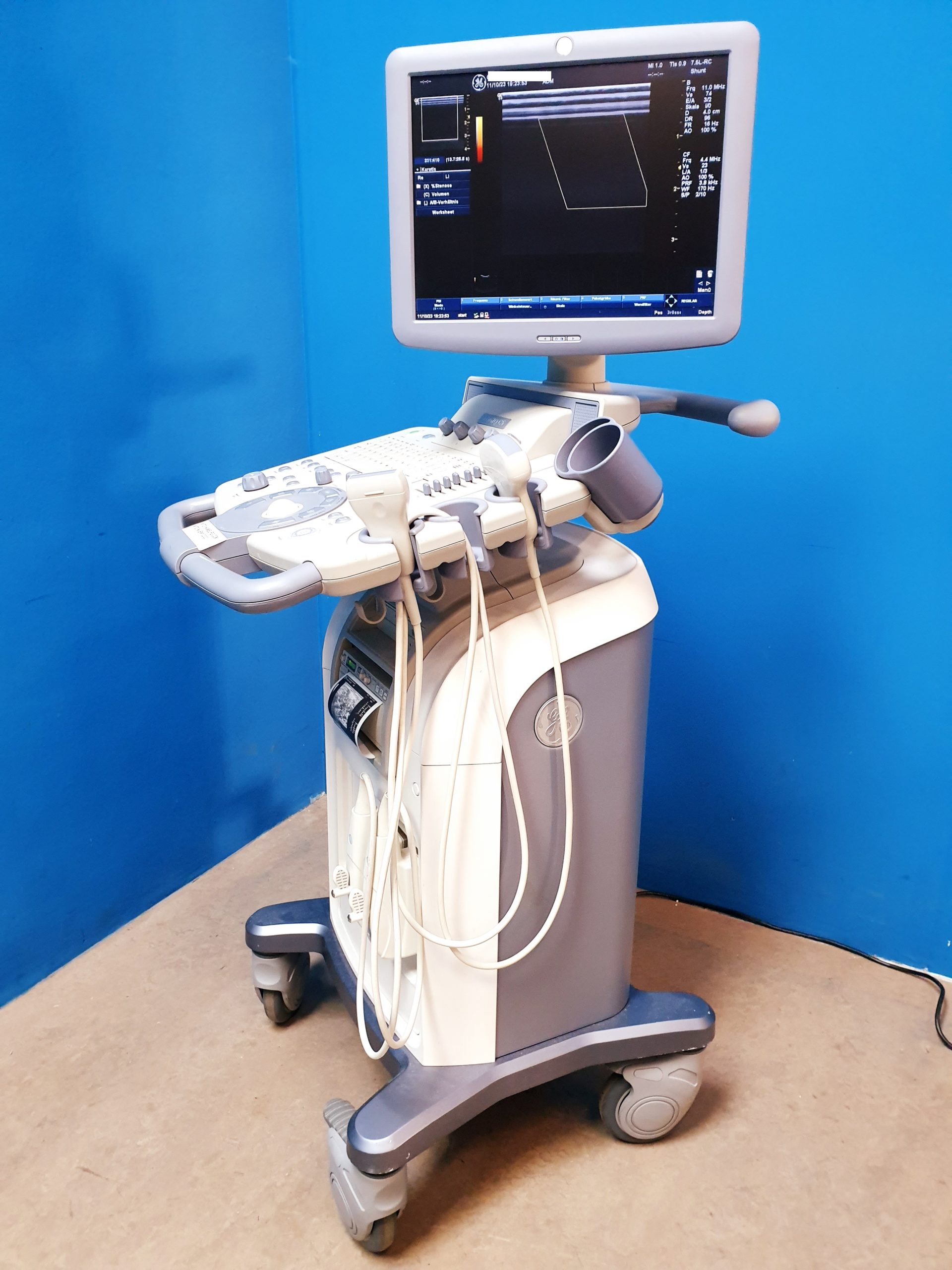 GE Logiq C5 Premium 4C-RS + 7.5L-RS Farbdoppler – Doppler thumbnail 13