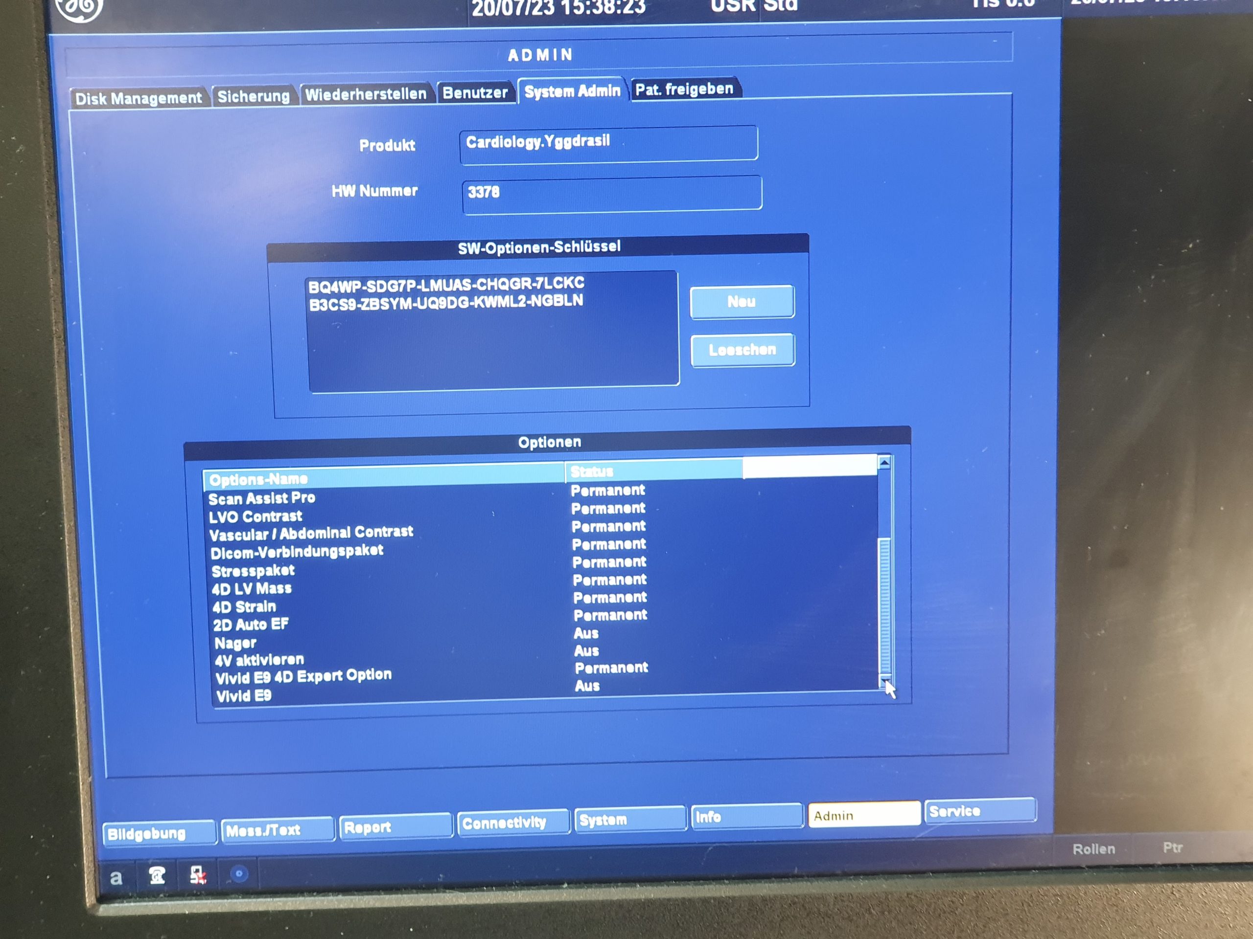 GE Vivid E9 Version 112 + M5S +9L DOM 2012 Kardiomaschine thumbnail 19