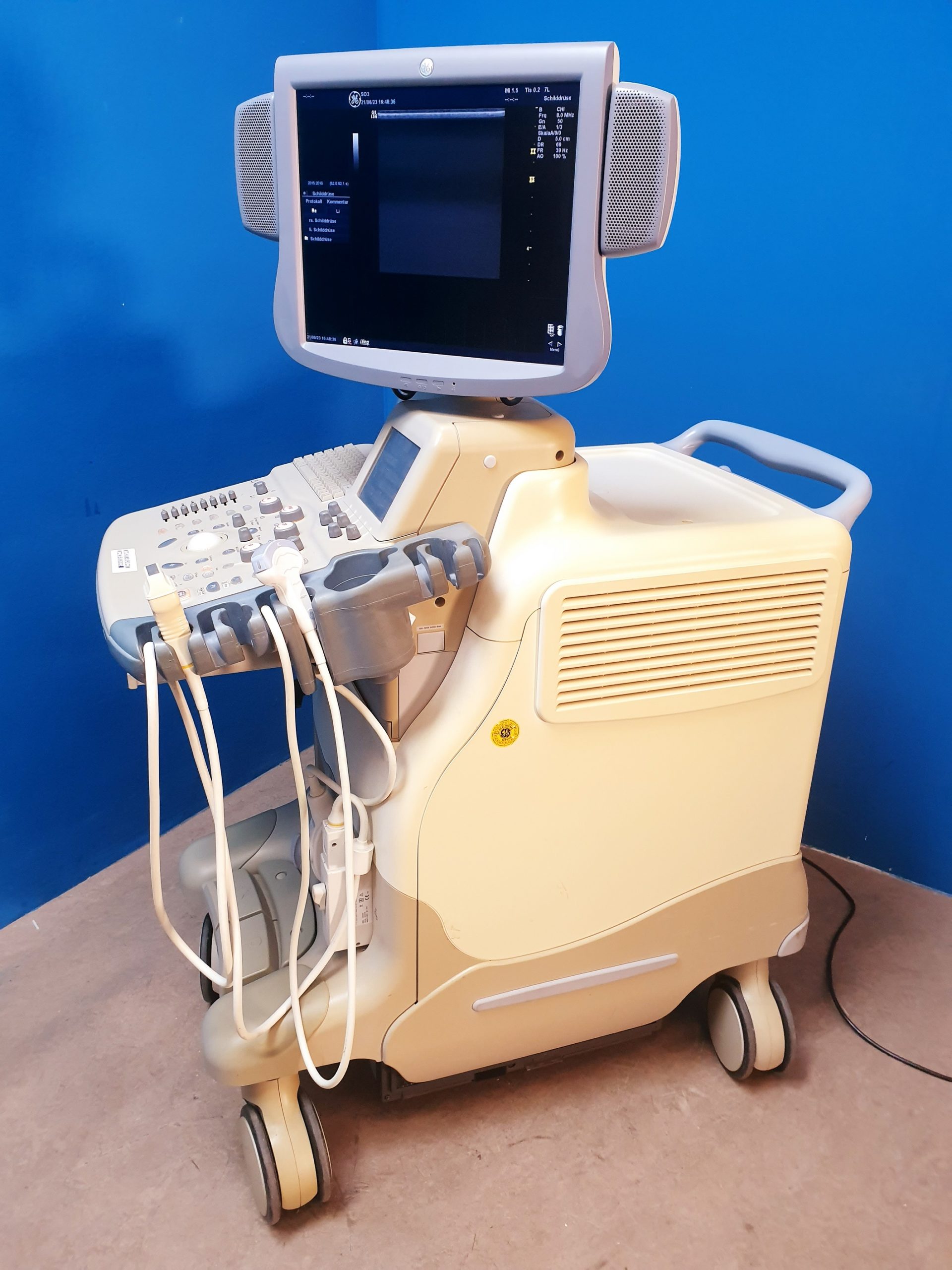 GE LOGIQ S6 S 6 mit Konvex 4C + 7L Linear Sonde Doppler – Farbdoppler thumbnail 8