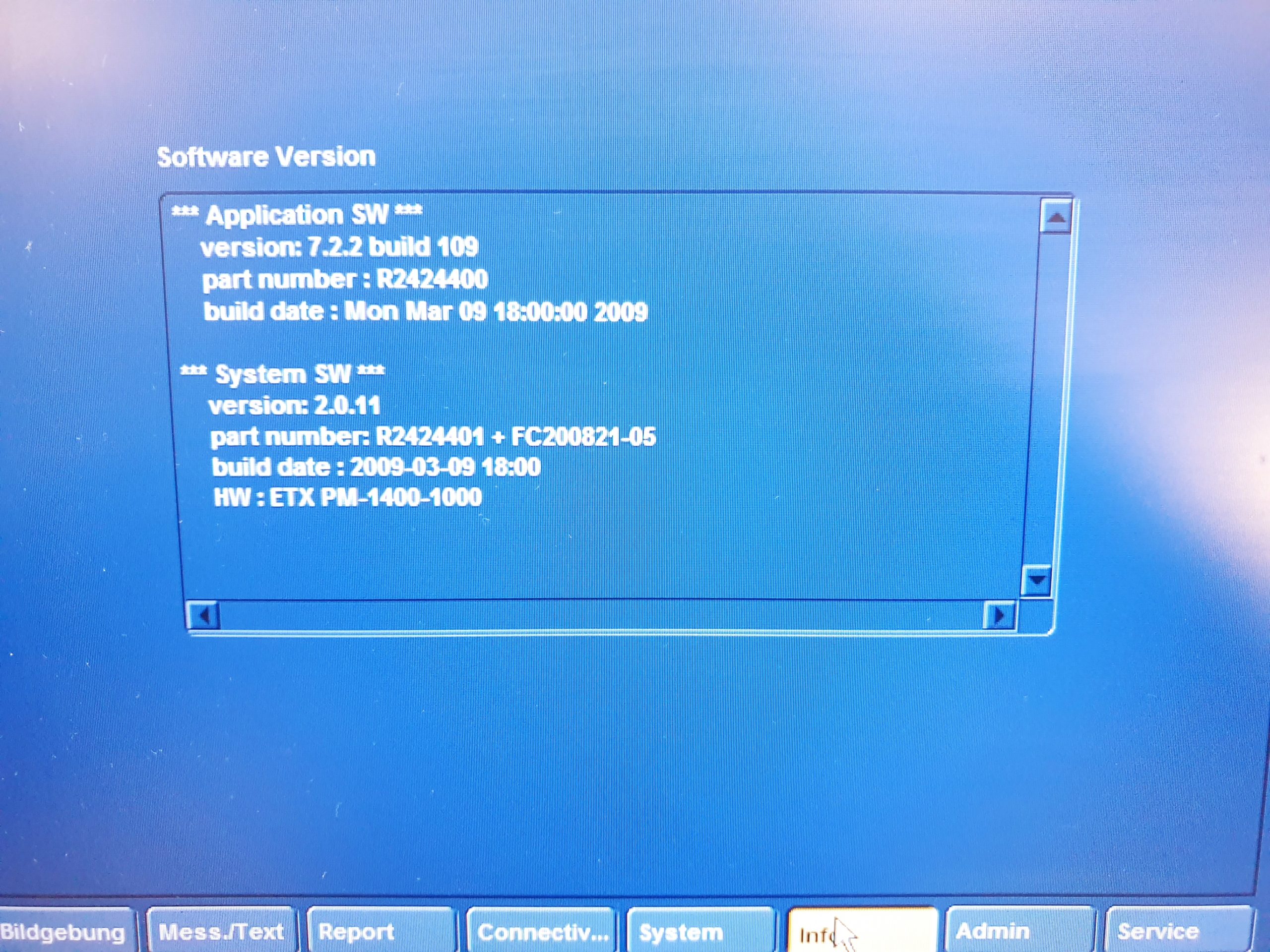 GE Vivid S5 S 5 + 3S-RS + 12L-RS- SW 7.2.2 System S.W 2:0:11 DOM 2008 thumbnail 4