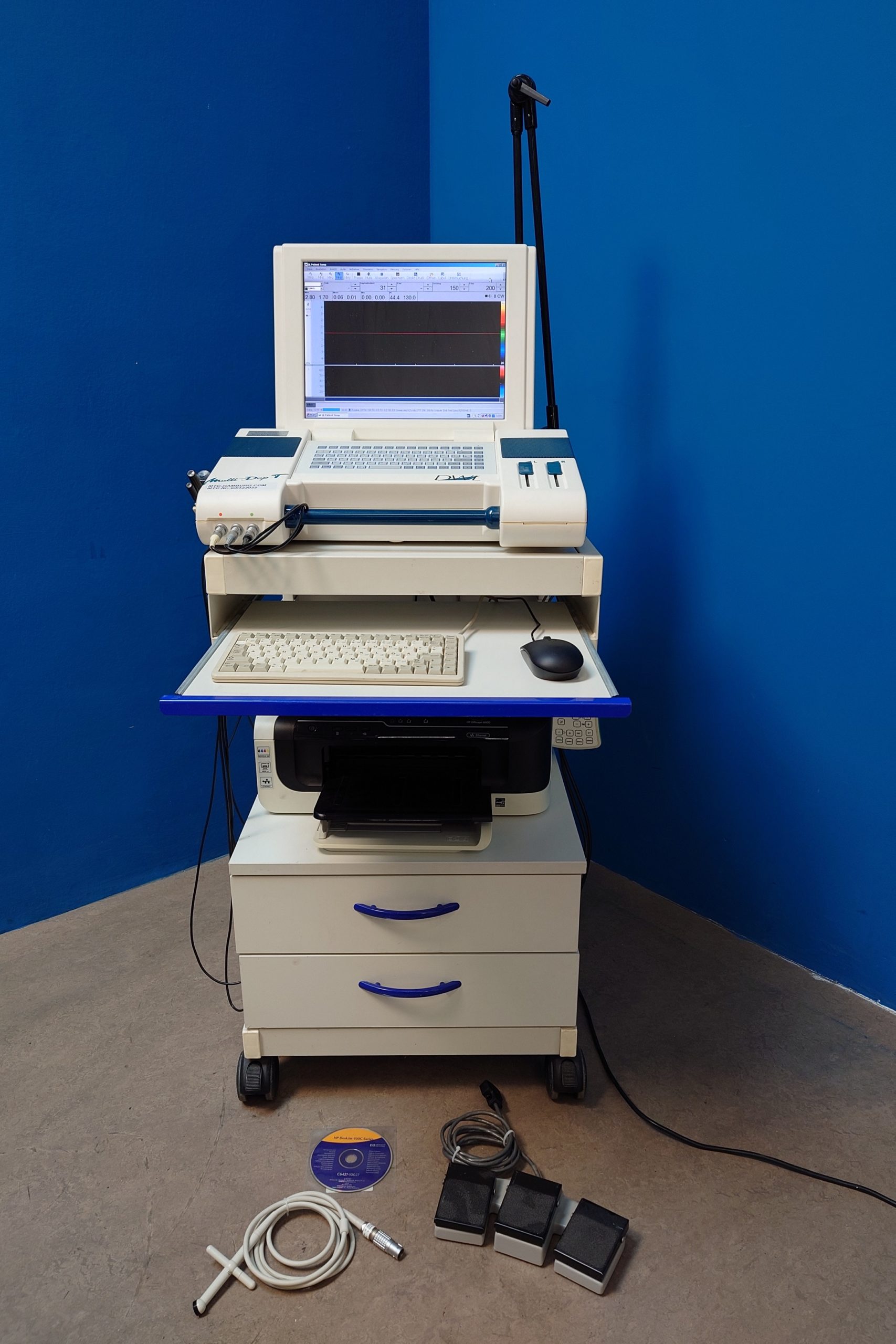 DWL Multidop T mit 3 Sonden 2 Mhz, 4MHz und 8MHz — image 1 of 11