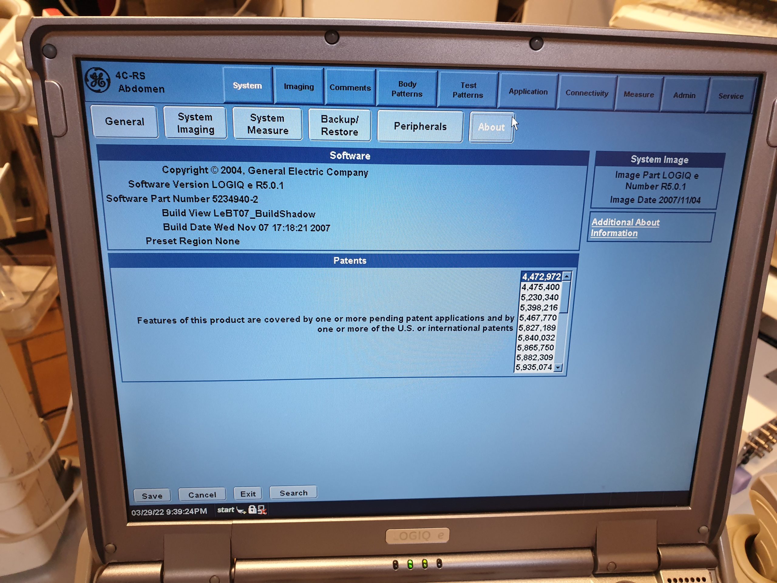 GE Logiq E 12L-RS + 4C-RS + 3S-RS + UP-D897 DOM 2009 — image 1 of 12