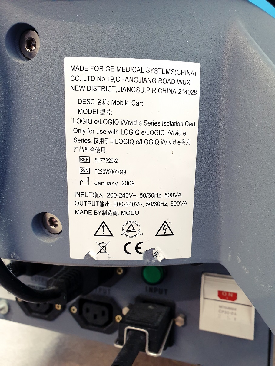 GE Logiq E 12L-RS + 4C-RS + 3S-RS + UP-D897 DOM 2009 thumbnail 2
