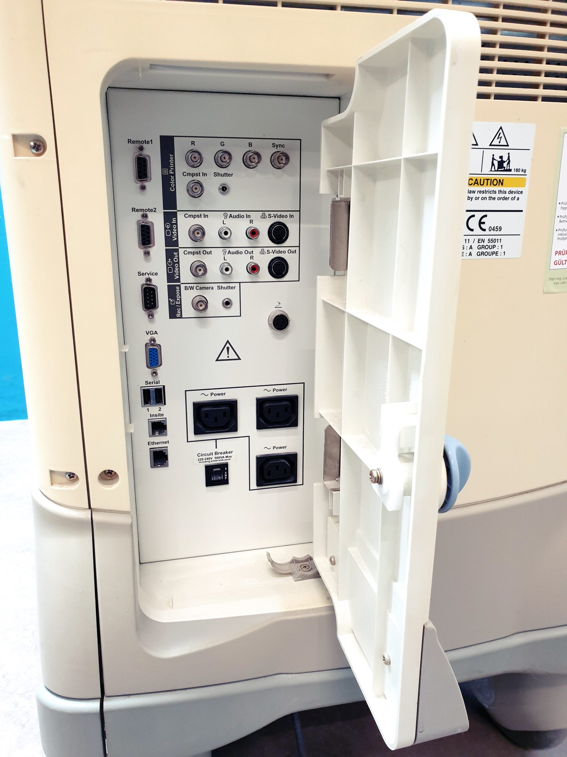 GE Logiq 5 Pro Farbdoppler Ultraschallgerät mit konvex, Linear, Endovaginal und Kardiosonde thumbnail 16