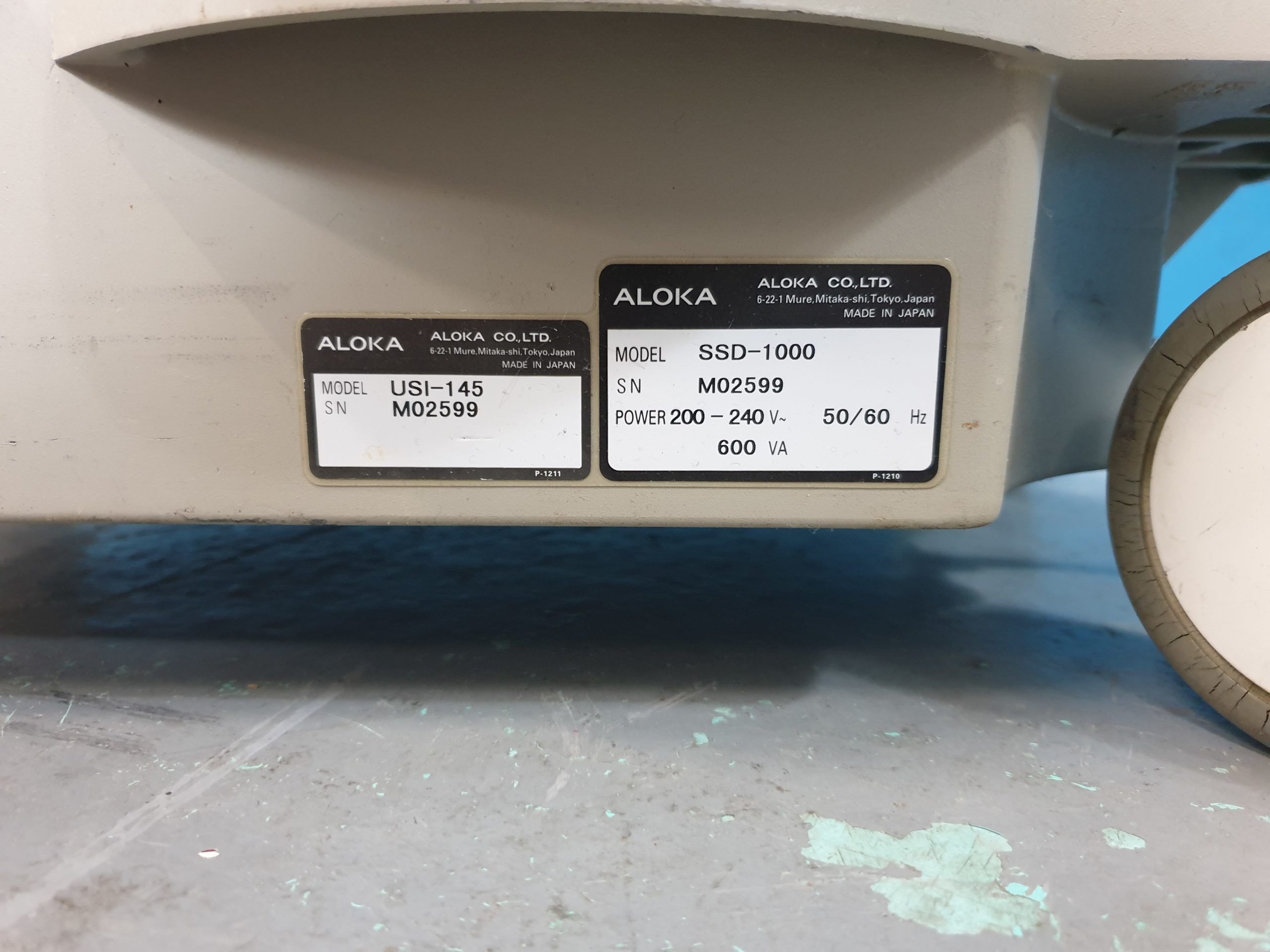 ALOKA SSD-1000 // SSD1000 Ultraschallgerät mit Konvex, Linear und Printer thumbnail 8