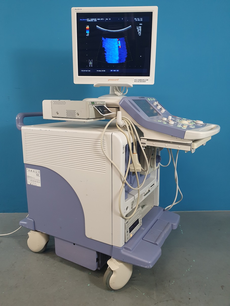 Aloka Prosound Alfa 10 Farbdoppler mit Konvex, Linear und Printer , UST-5548 // UST-9130 thumbnail 6