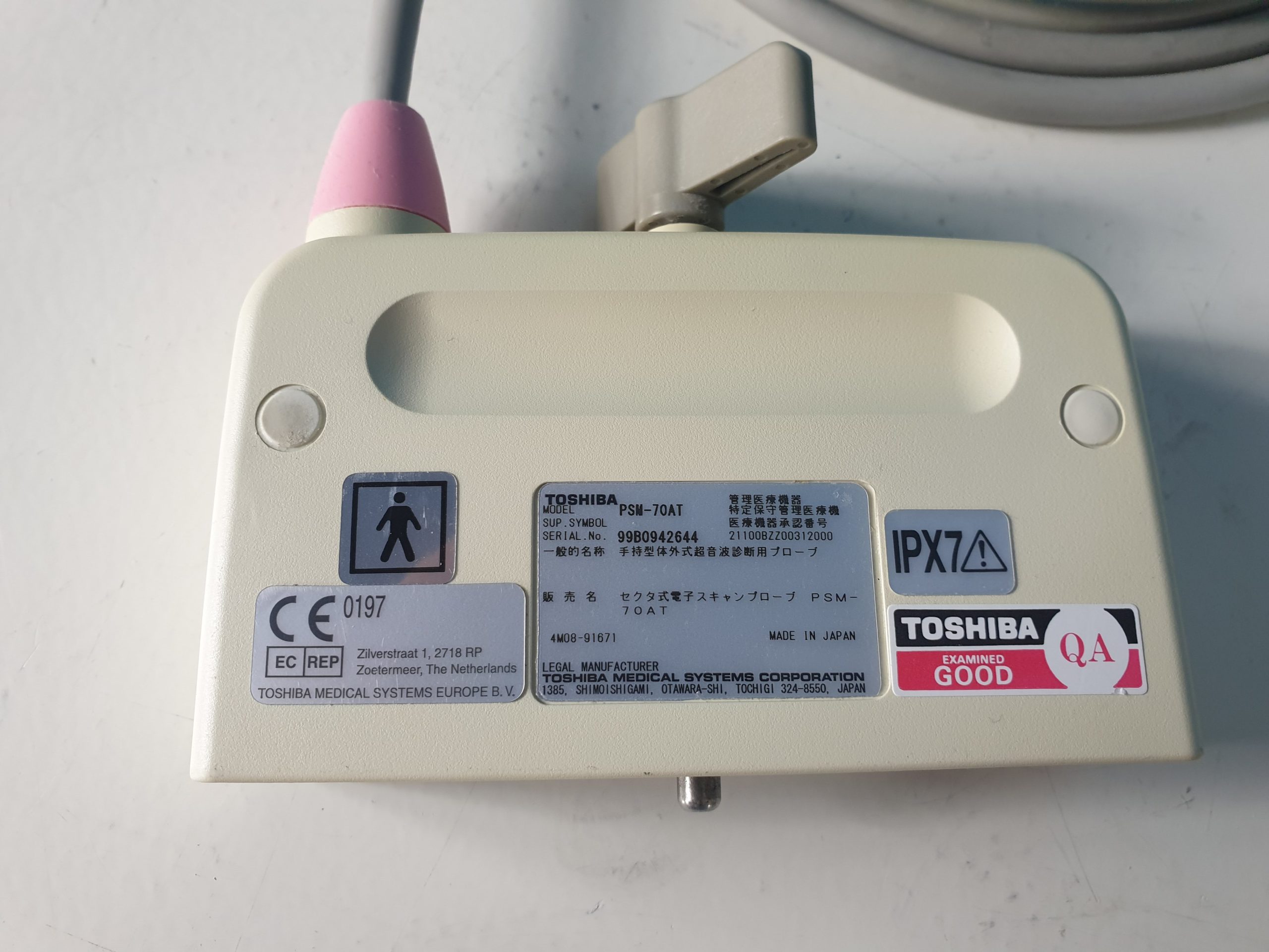 Toshiba PSM-70AT // PSM 70 AT Phased Array Ultrasound Probe thumbnail 5