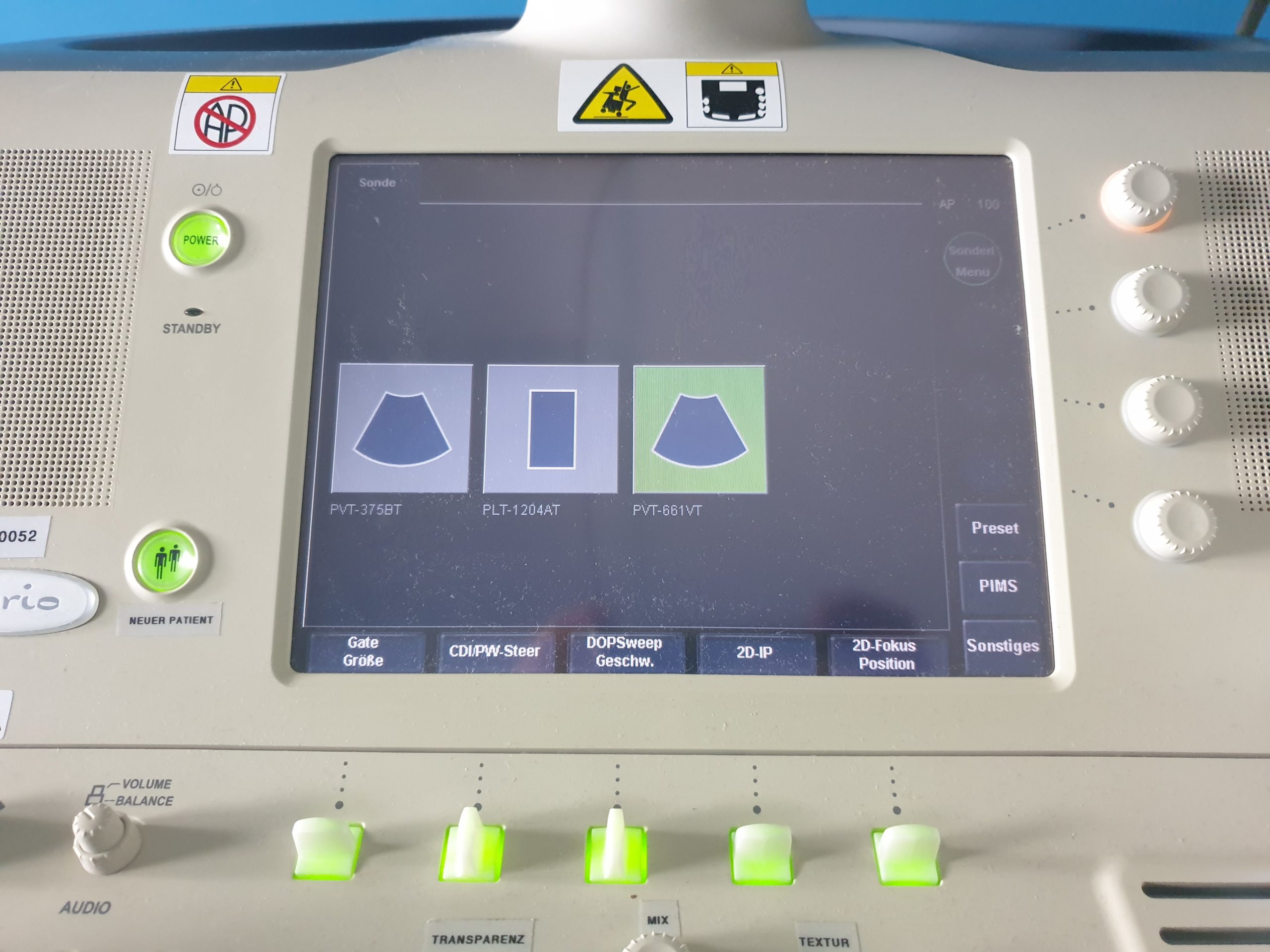 Toshiba Xario SSA-660A Ultraschallgerät + PVT-375BT + PLT-1204AT + PVT-661VT thumbnail 6