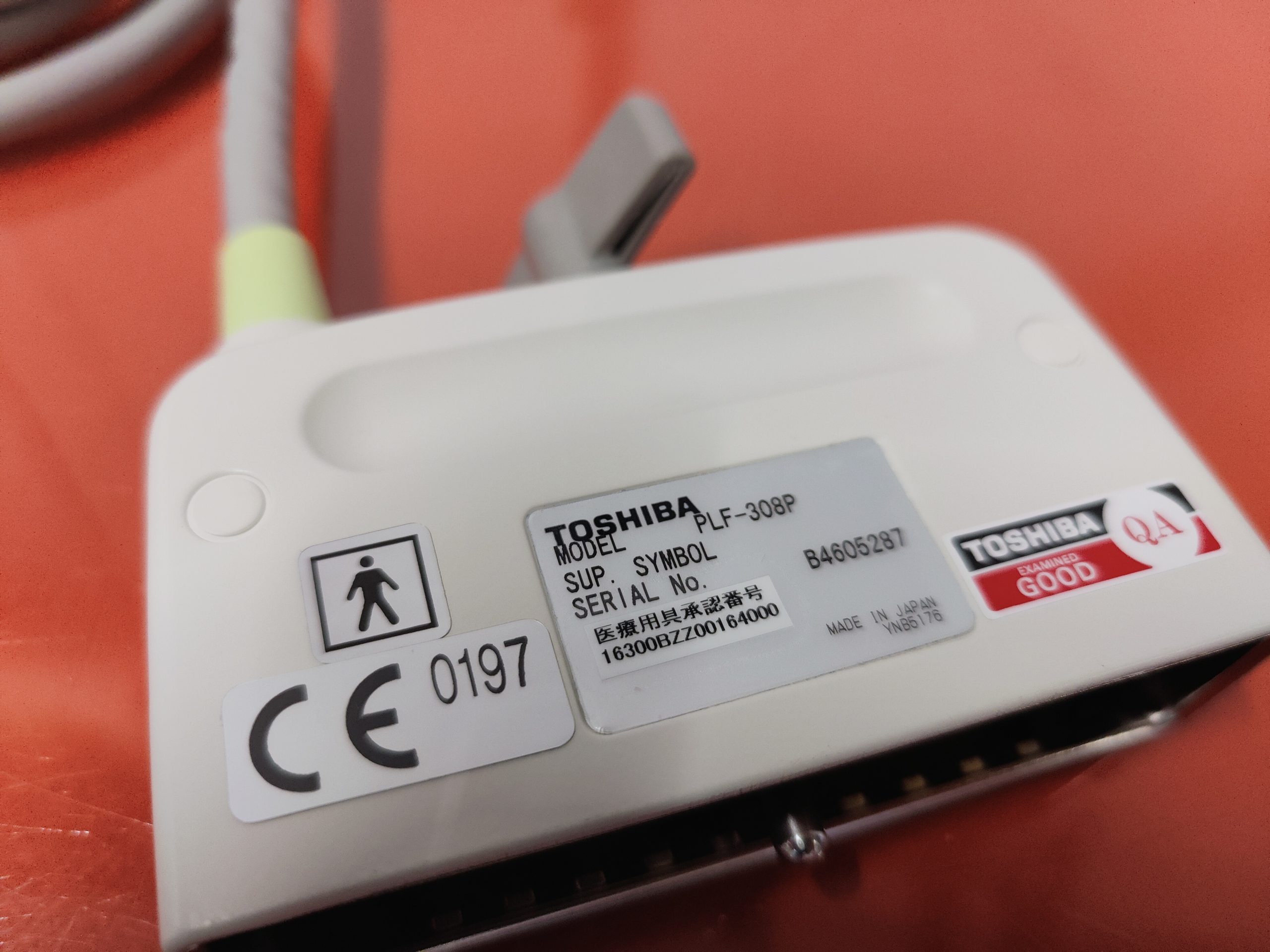 Toshiba PLF-308P // PLF 308 P Biopsy Probe – Transducer– Linear Biopsy Sonde thumbnail 4