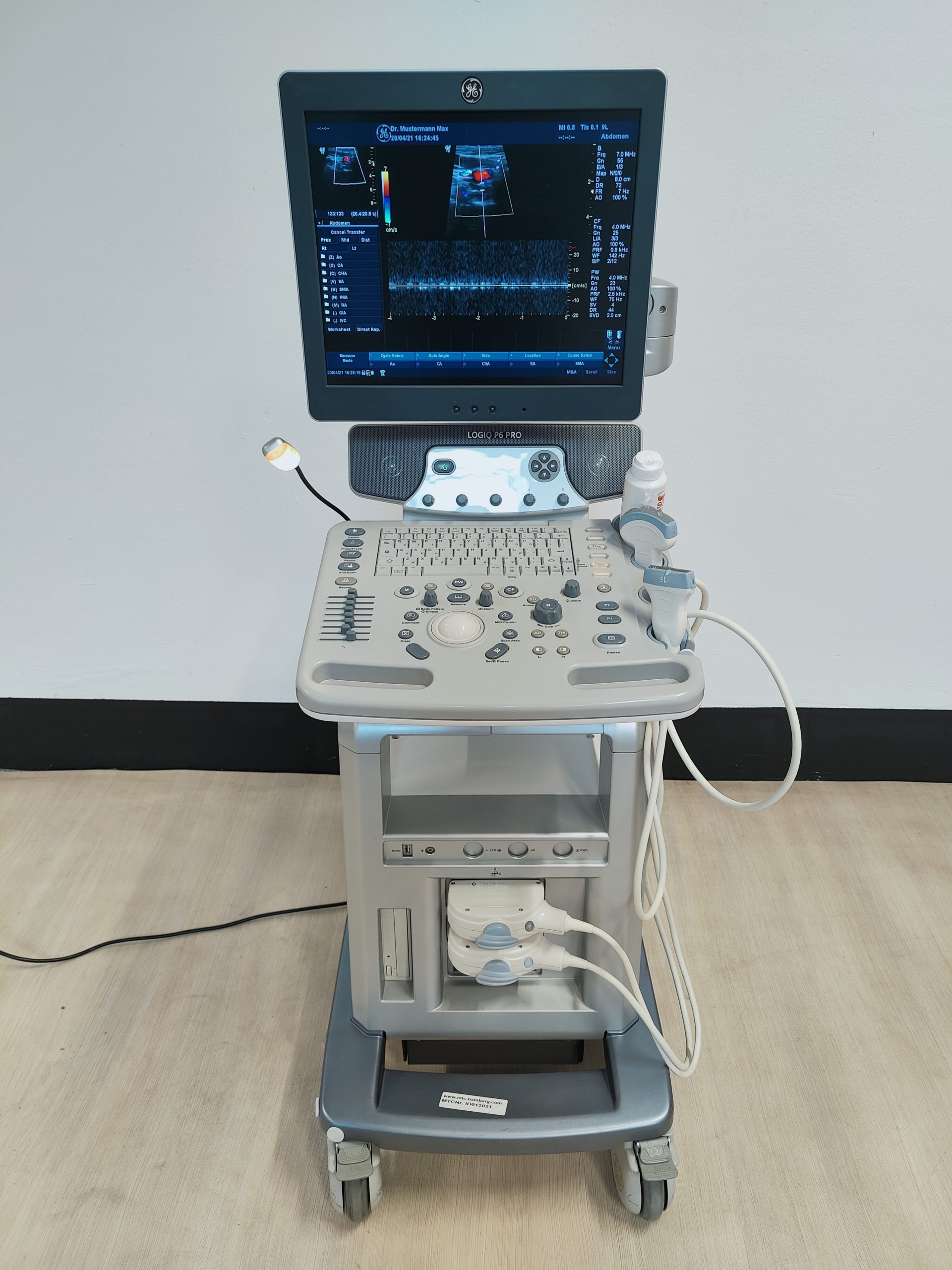 GE LOGIQ P6 Pro 4C KONVEX 9L Linear DOM 2010 — image 1 of 7