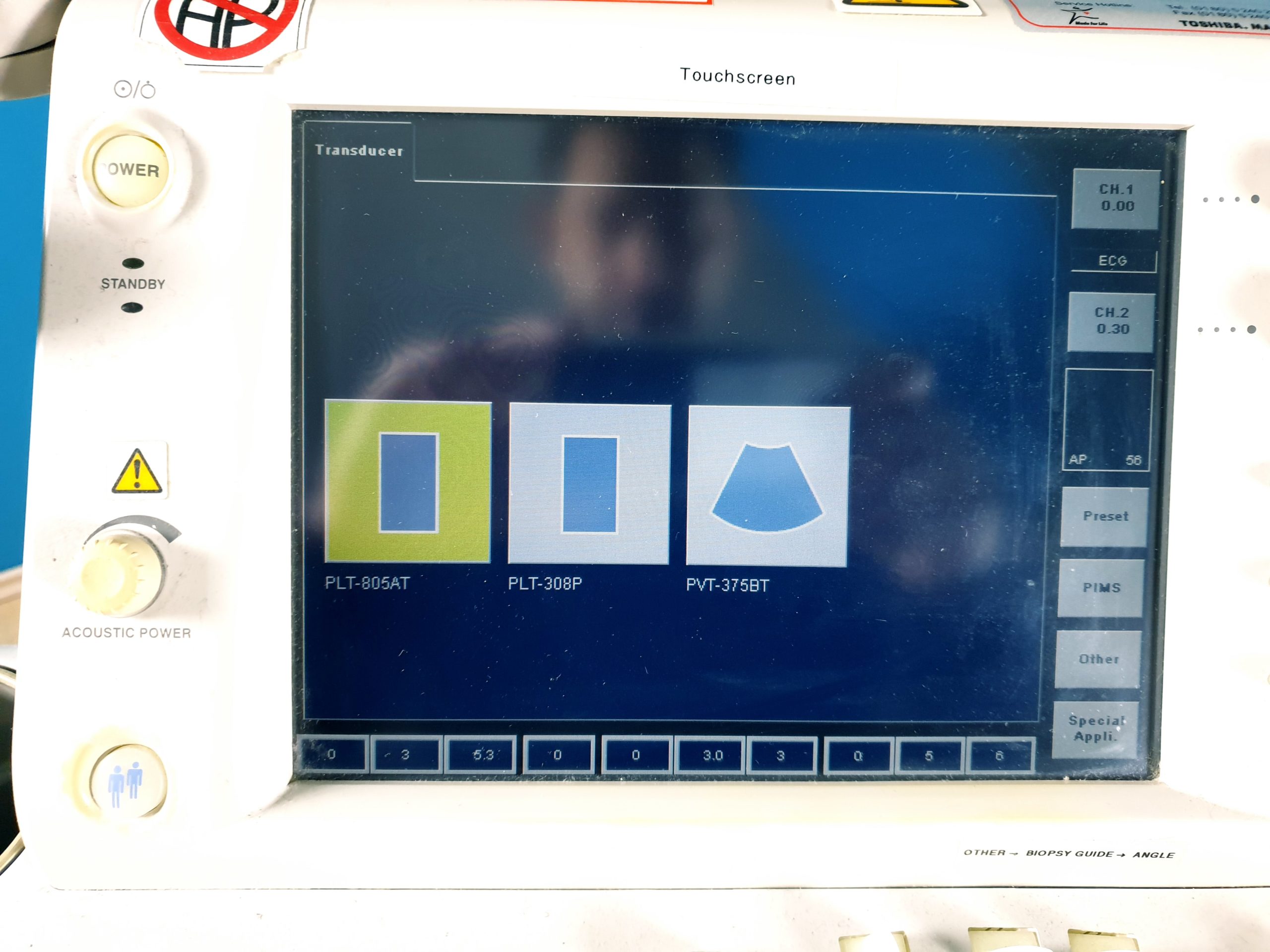 Toshiba SSA-770A Aplio Ultrasound System mit 3 Transducer Probes thumbnail 6